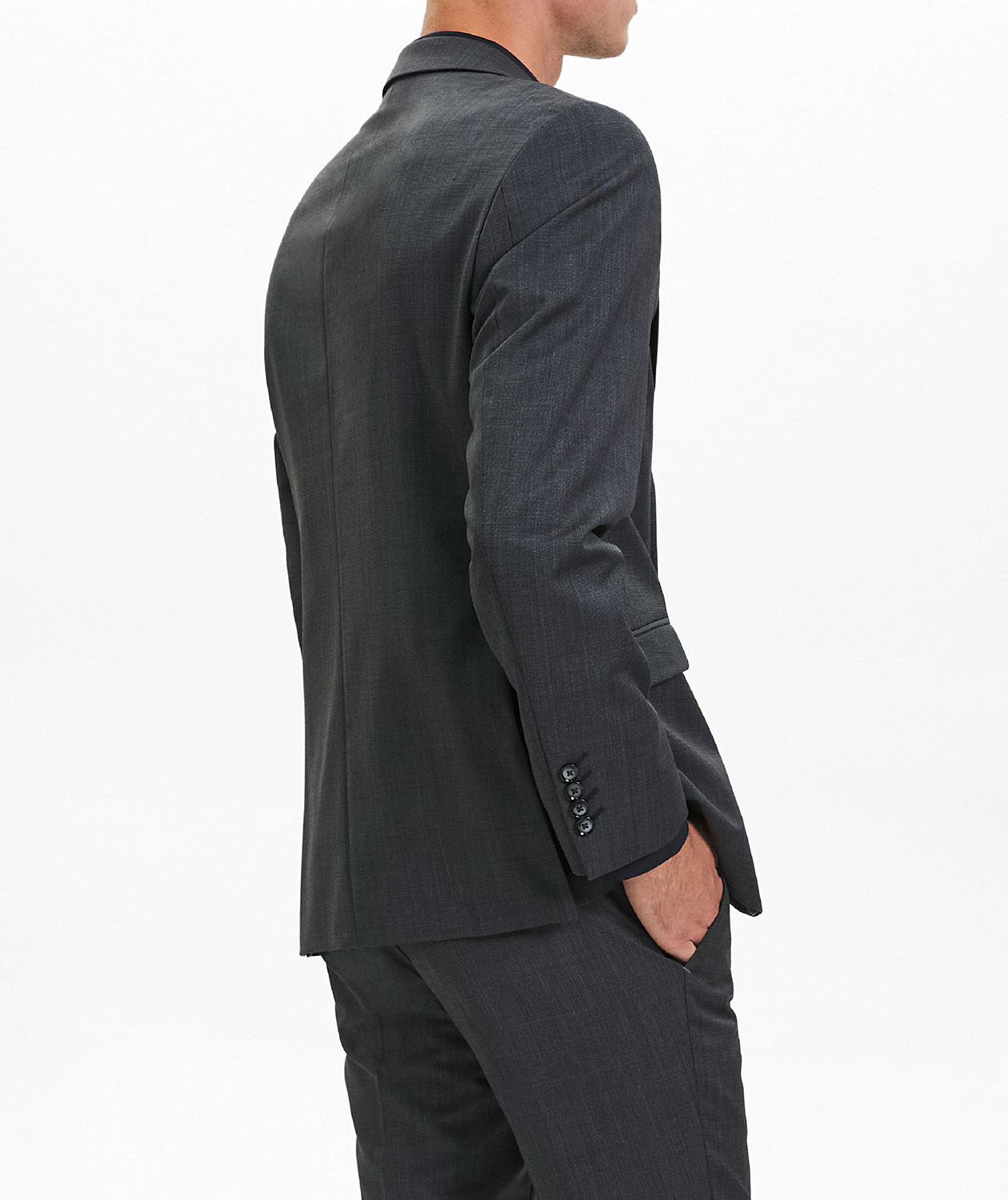 Sunwill Super 130 Modern fit Wollblazer, Anthrazit, large image number 3