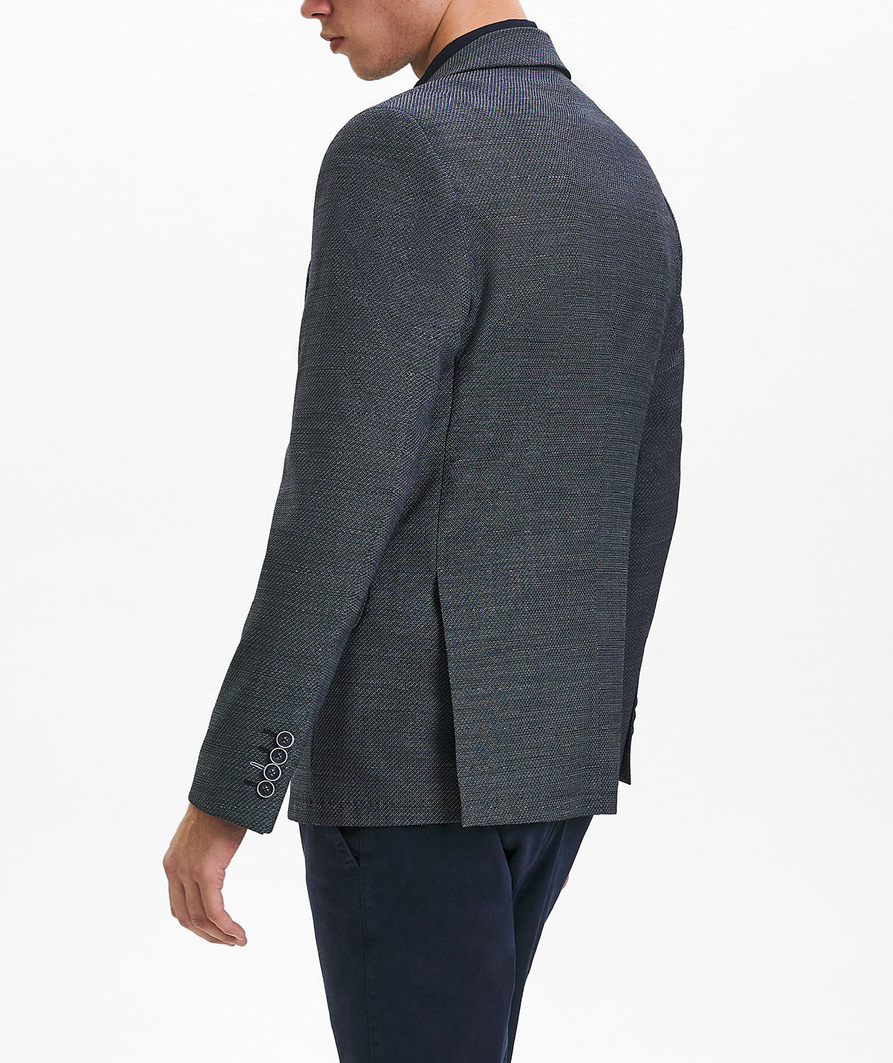 Sunwill Extreme Flexibility Modern fit blazer, Navy, large image number 4