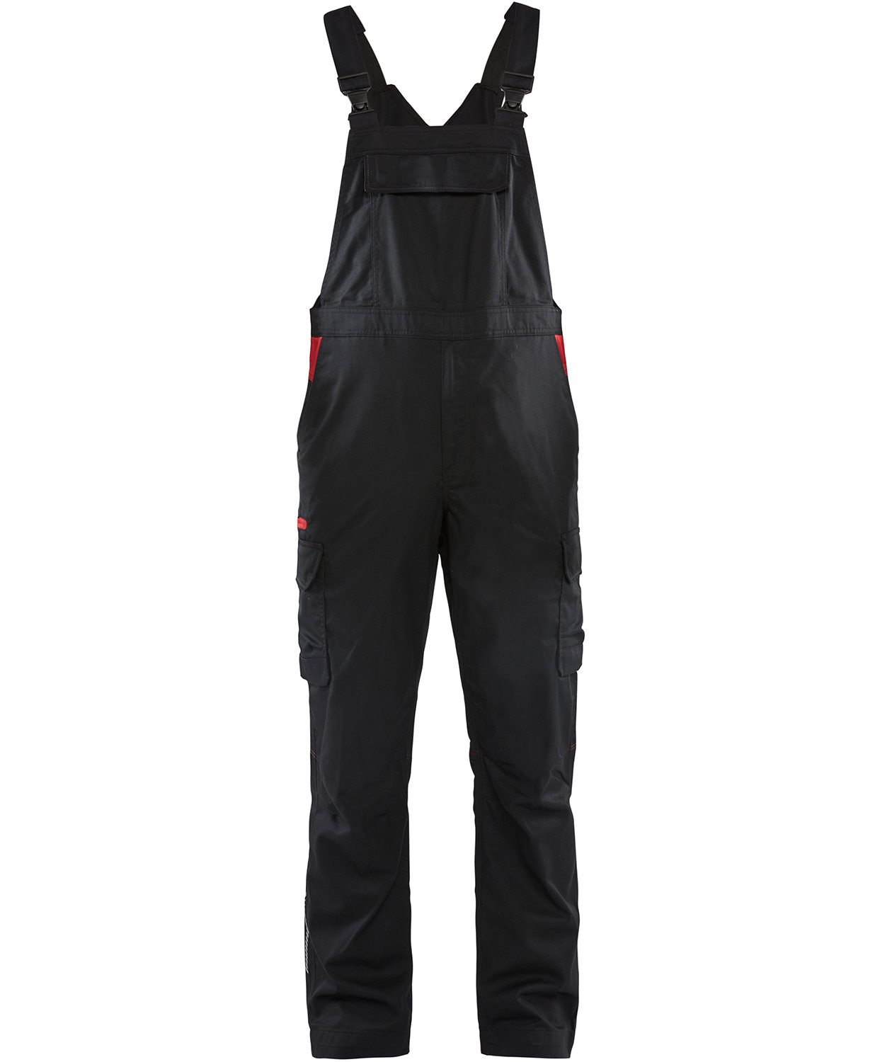 Bl&aring;kl&auml;der arbetsh&auml;ngselbyxa, Svart/R&ouml;d, Svart/R&ouml;d, swatch