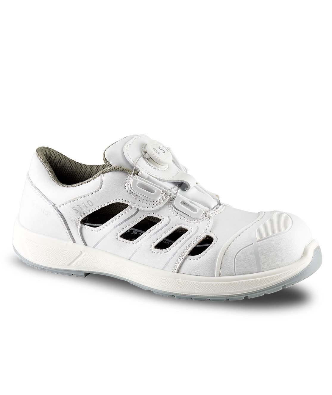 Sanita Tech skyddssandaler S1, Vit
