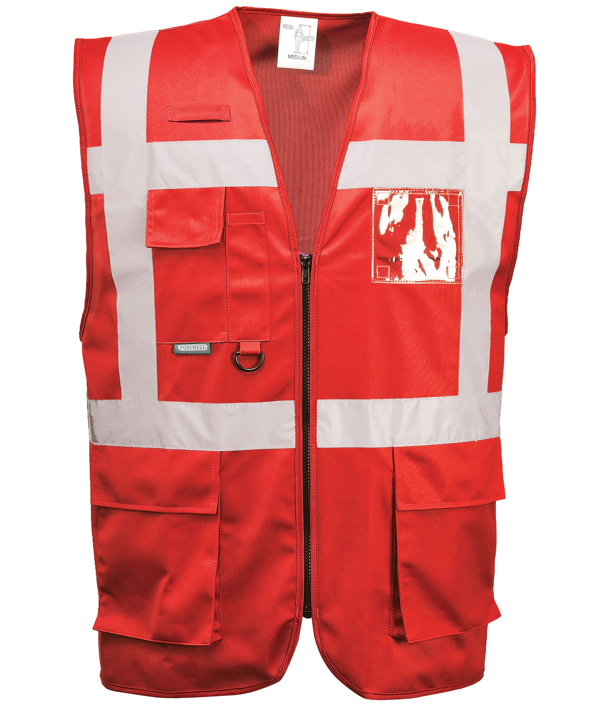 Portwest Iona varselv&auml;st, R&ouml;d