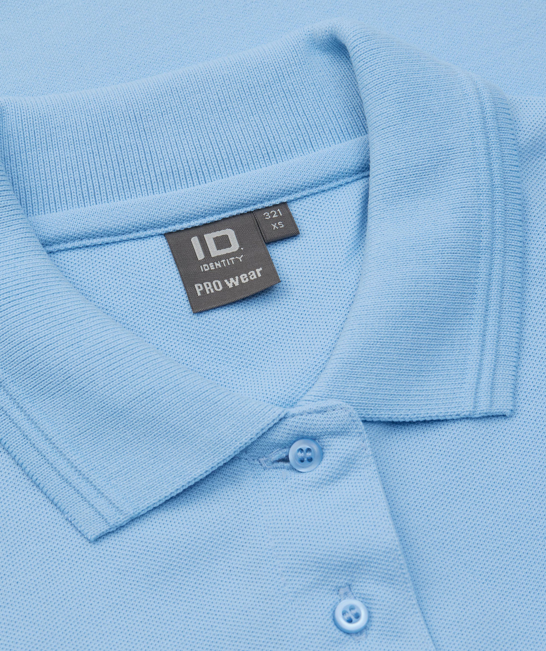 ID PRO Wear women's Polo shirt, Lightblue, large image number 3