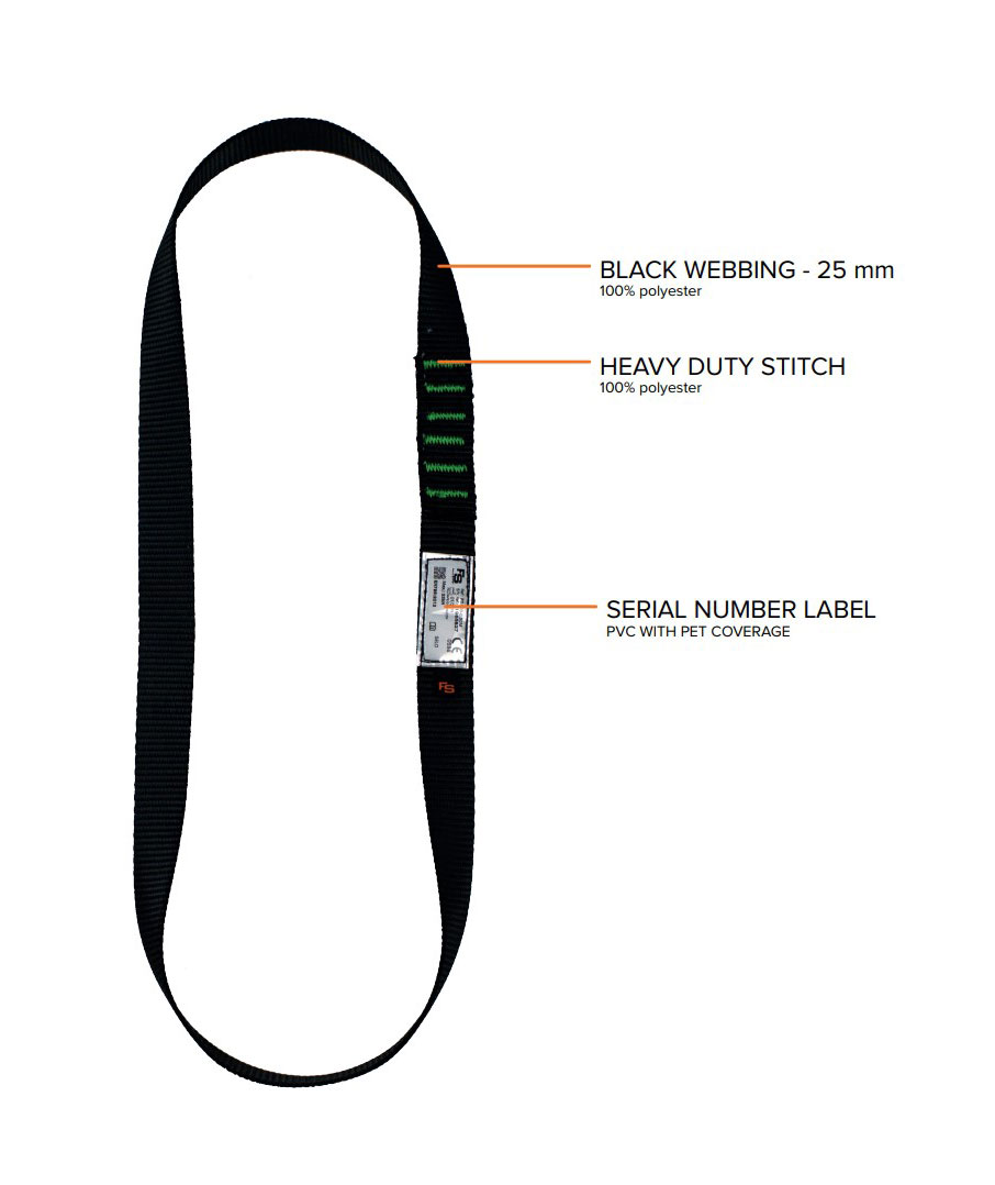 Fall Safe BASIC 1 fall protection kit with 10m rope, Black/Orange, Black/Orange, large image number 6