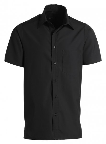 Kentaur comfort fit short-sleeved shirt, Black, large image number 0