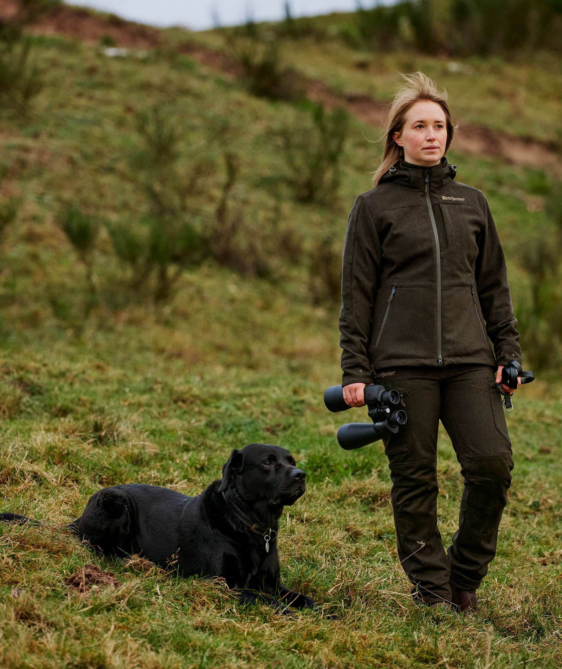 Deerhunter Tatra byxa med ull dam, Loden Wood