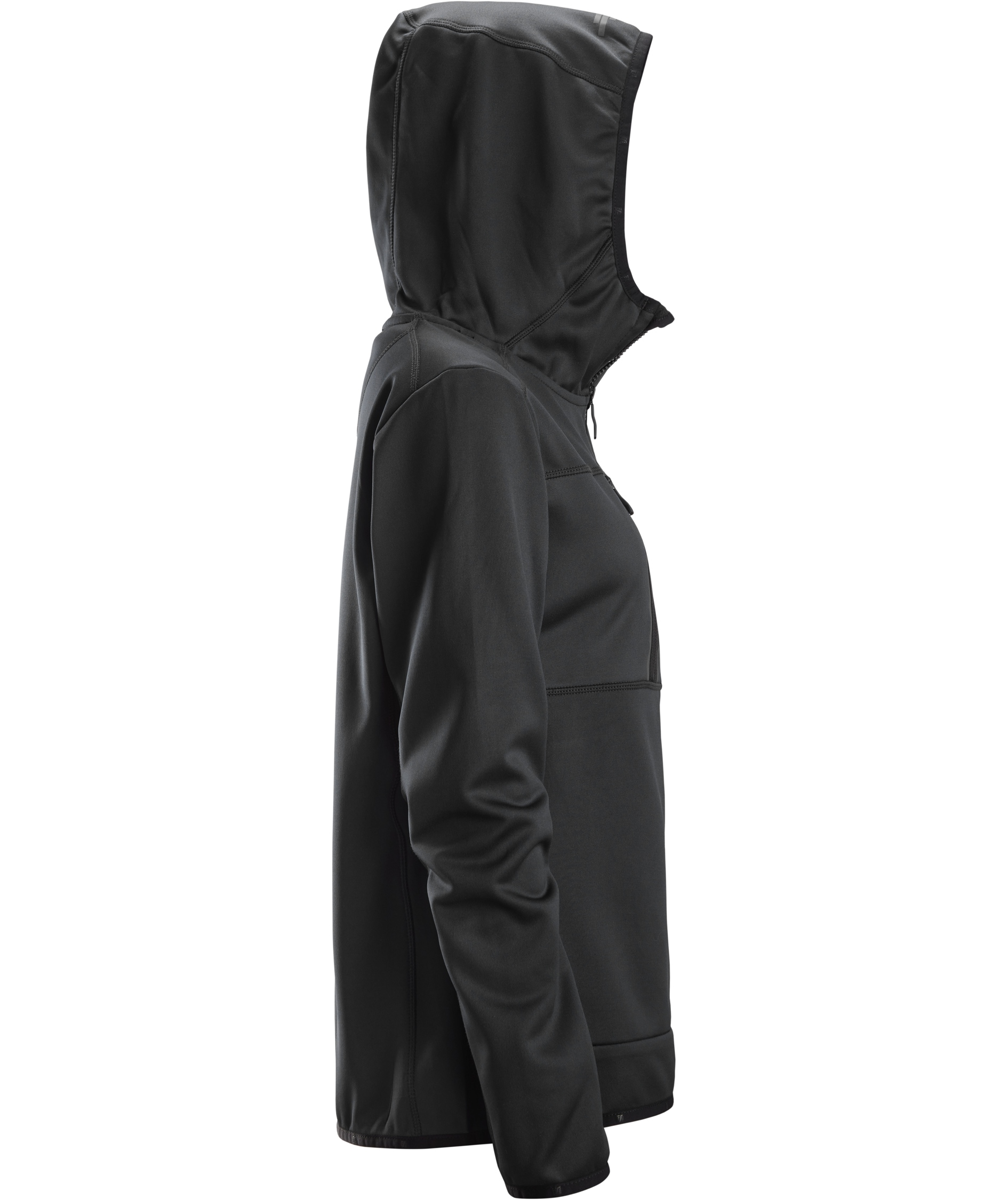 Snickers AllroundWork fleece hoodie dam 8057, Black, large image number 2