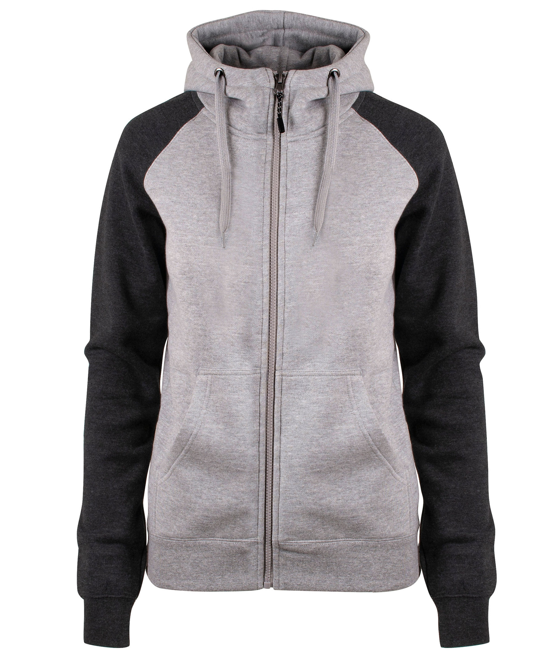 YOU Katherine Raglan dame h&aelig;ttetr&oslash;je, Gr&aring;meleret/koksmeleret, large image number 0