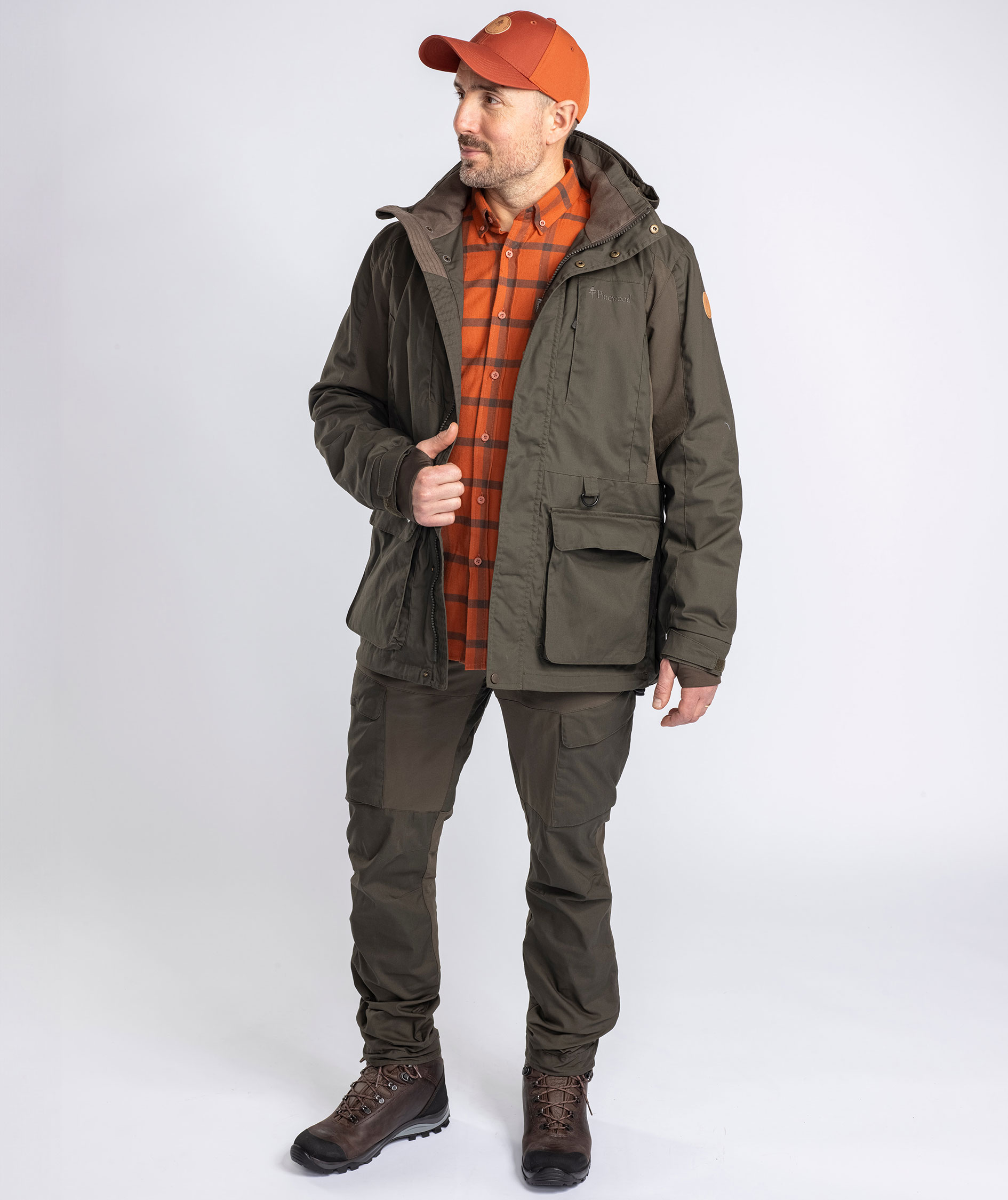 Pinewood Dog Sports Trainer bukser, Moss green, large image number 8