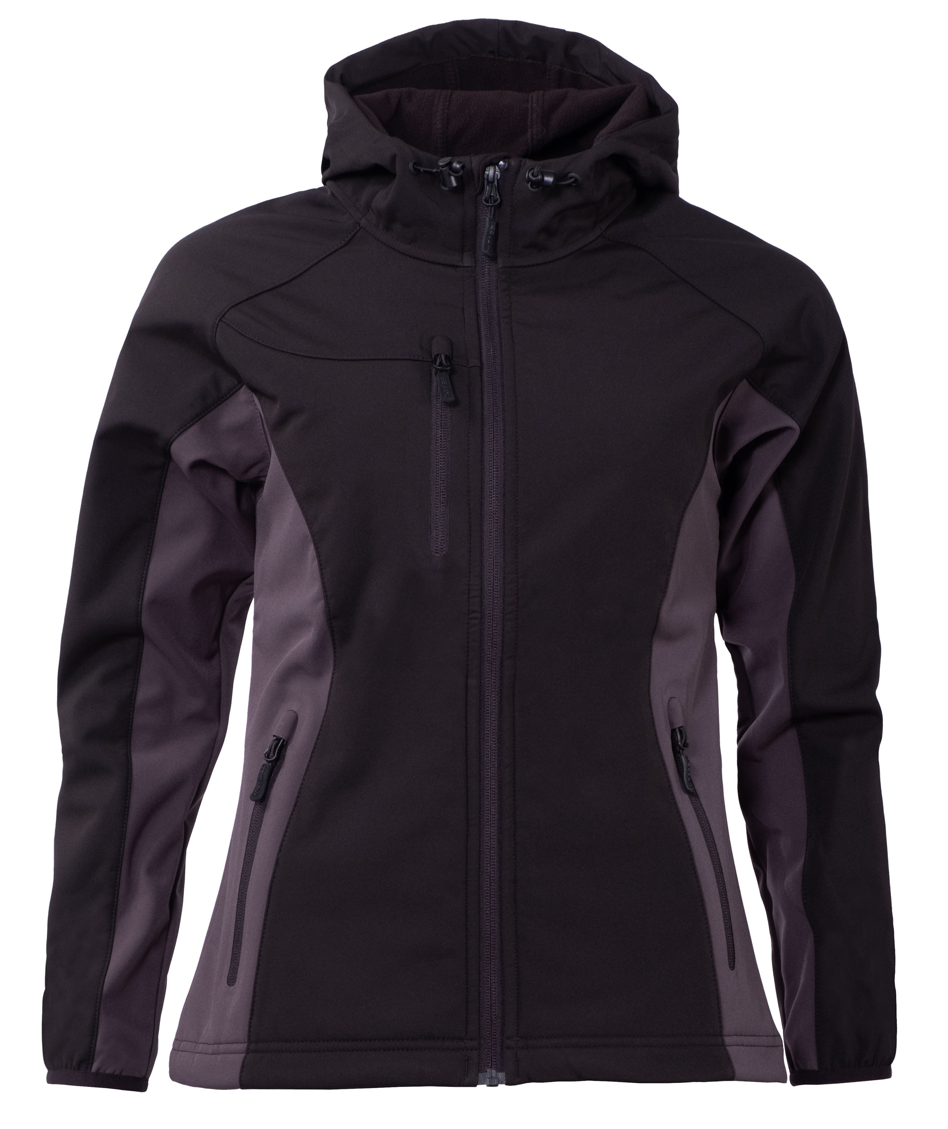 Tee Jays performance softshelljacka dam, Black/dark grey