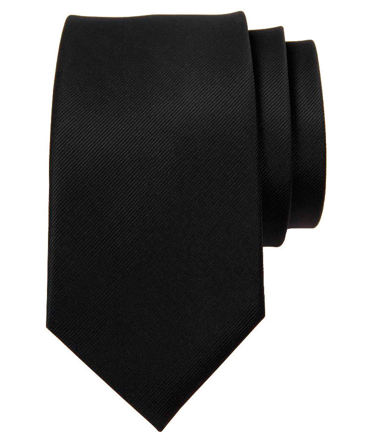 Connexion Tie sikkerhedsslips med velcro, Sort, Sort, large image number 0