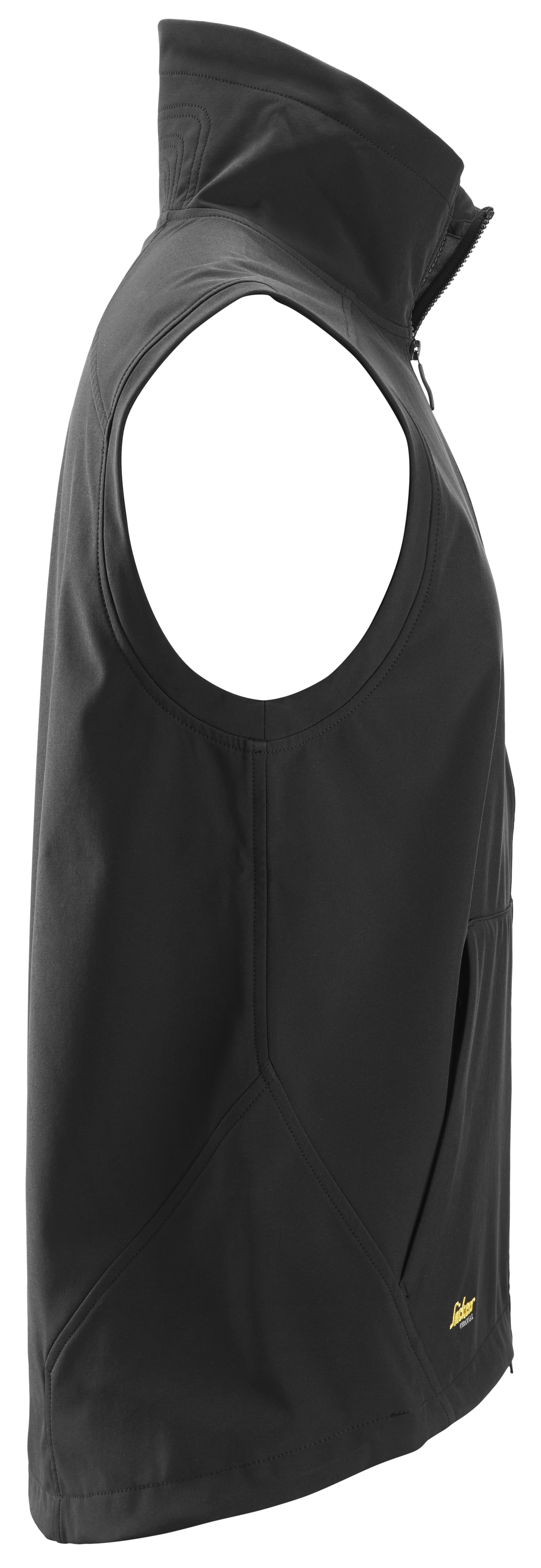 Snickers AllroundWork softshell vest, Svart, large image number 2