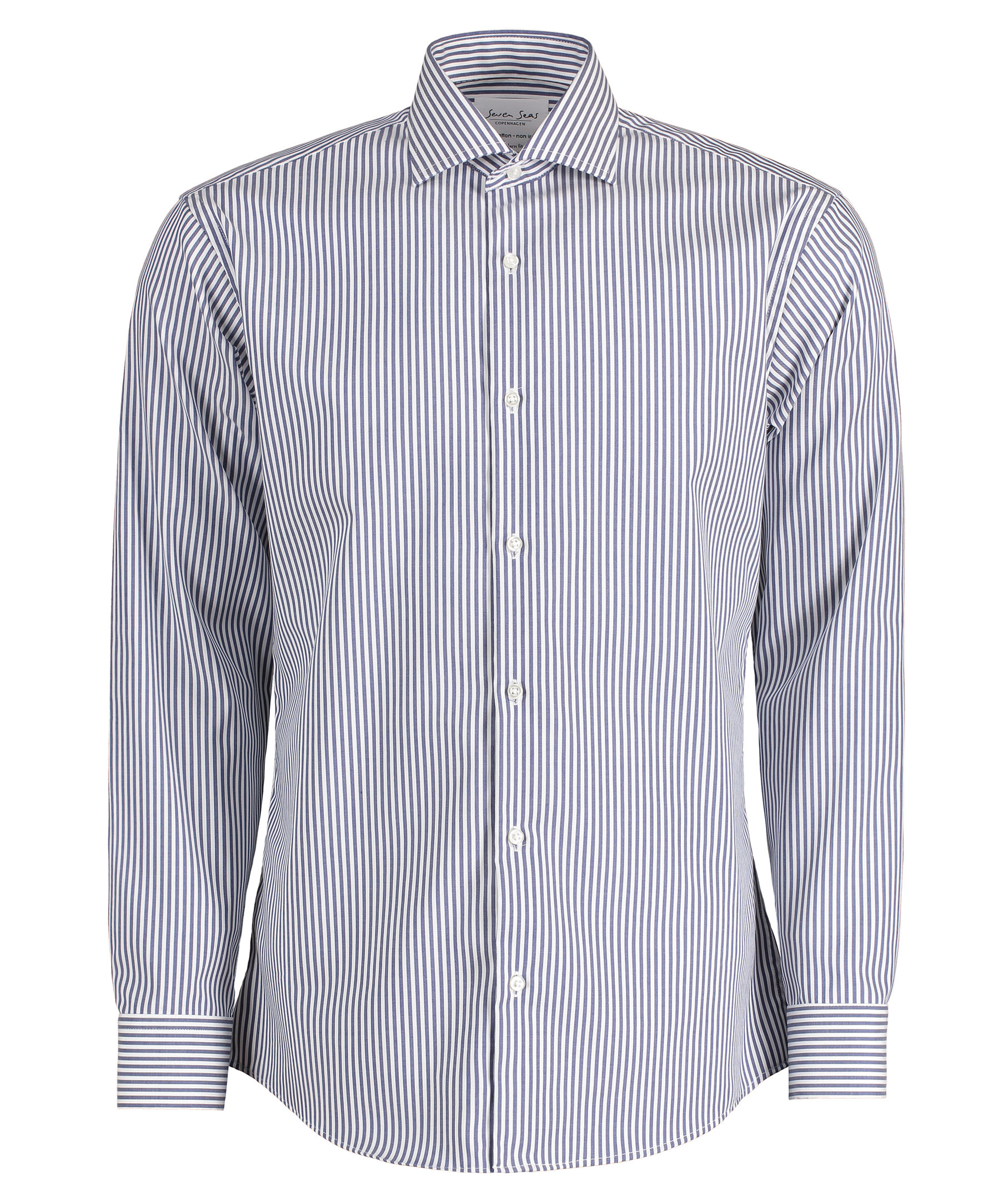 Seven Seas Kadet Modern fit shirt, Navy