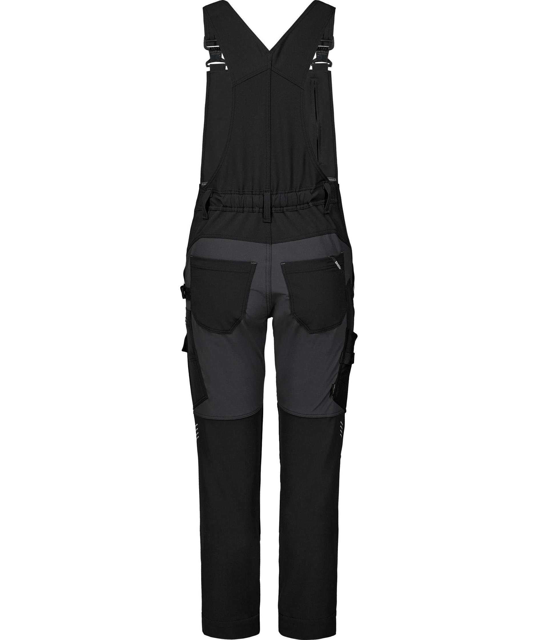 Engel Entire h&auml;ngselbyxa full stretch dam, Black/Anthracite Grey, large image number 3