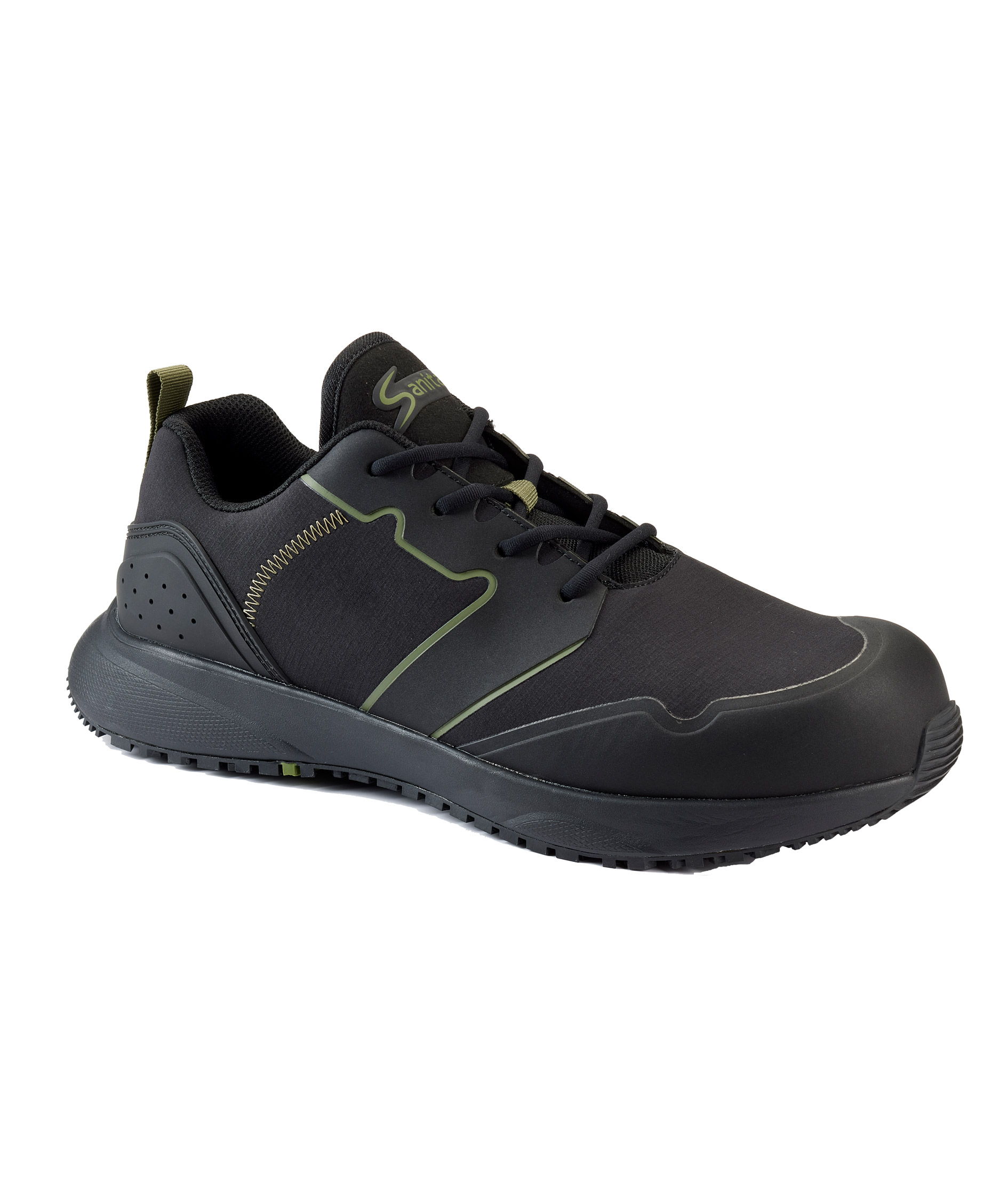 Sanita S-Feel Pyrit vernesko S1P, Black