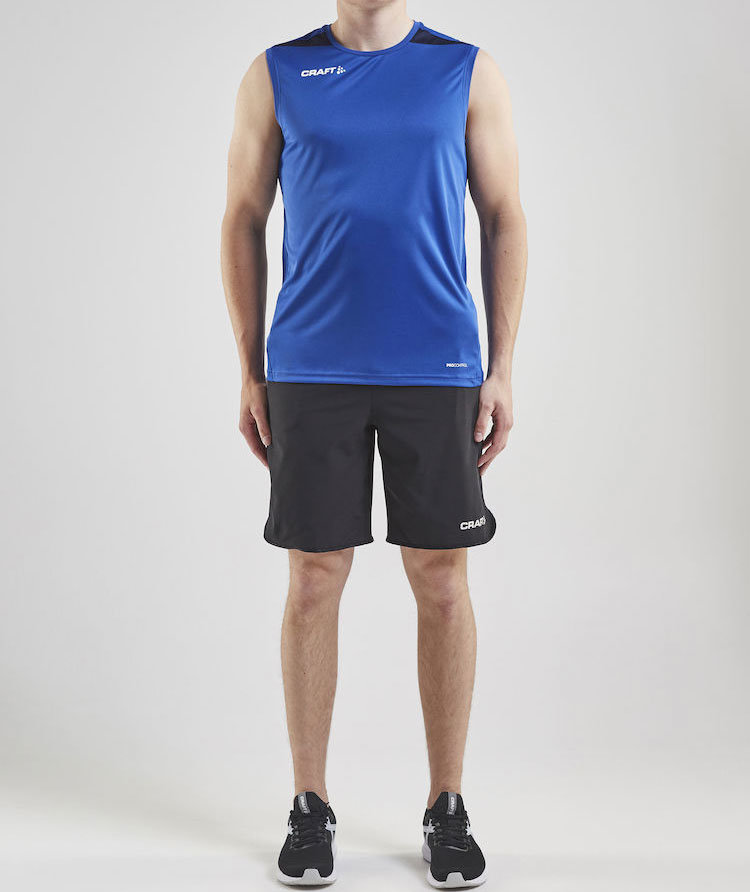 Craft Pro Control Impact tank top, Navy/Club cobolt, large image number 4