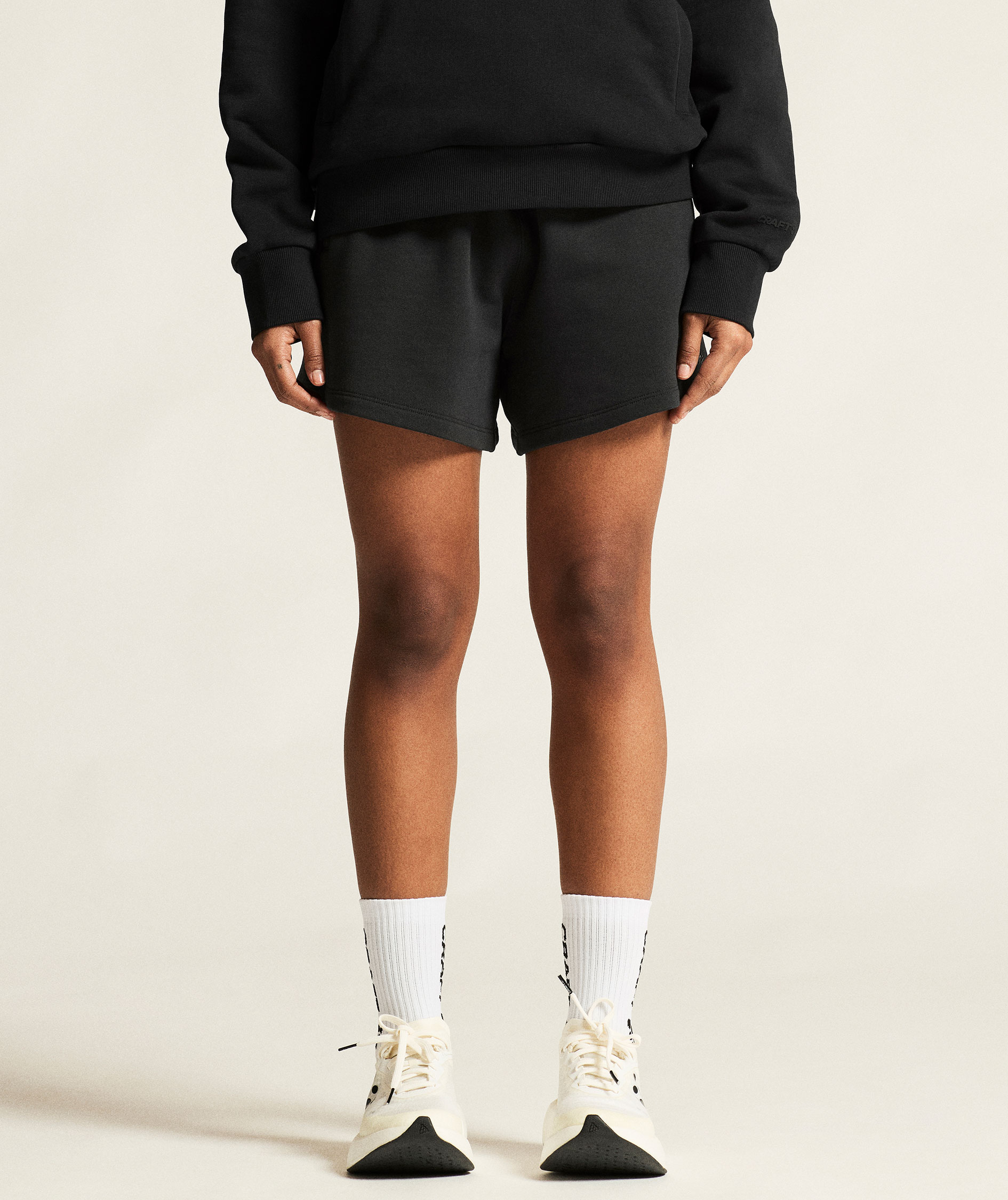 Craft Frequent Damen Sweatshorts, Black, large image number 5