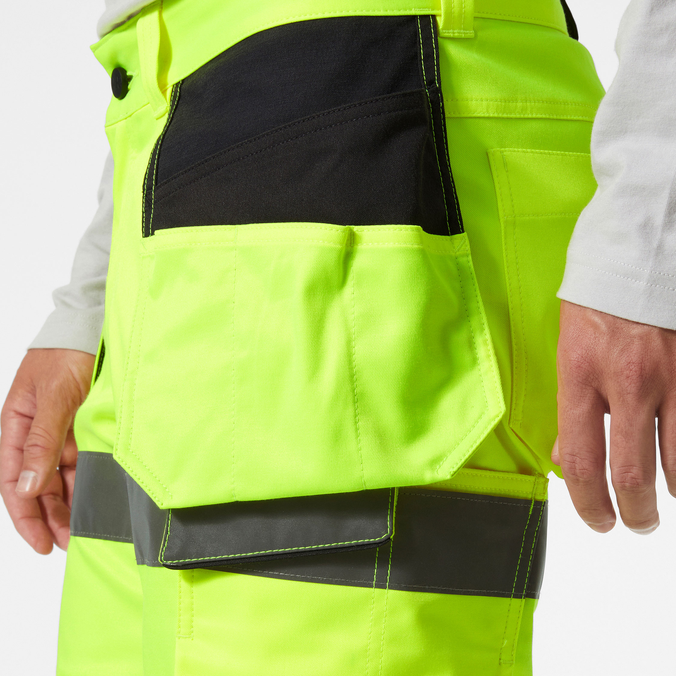 Helly Hansen, UC-ME craftsman knickers, Hi-vis yellow/Ebony, large image number 5