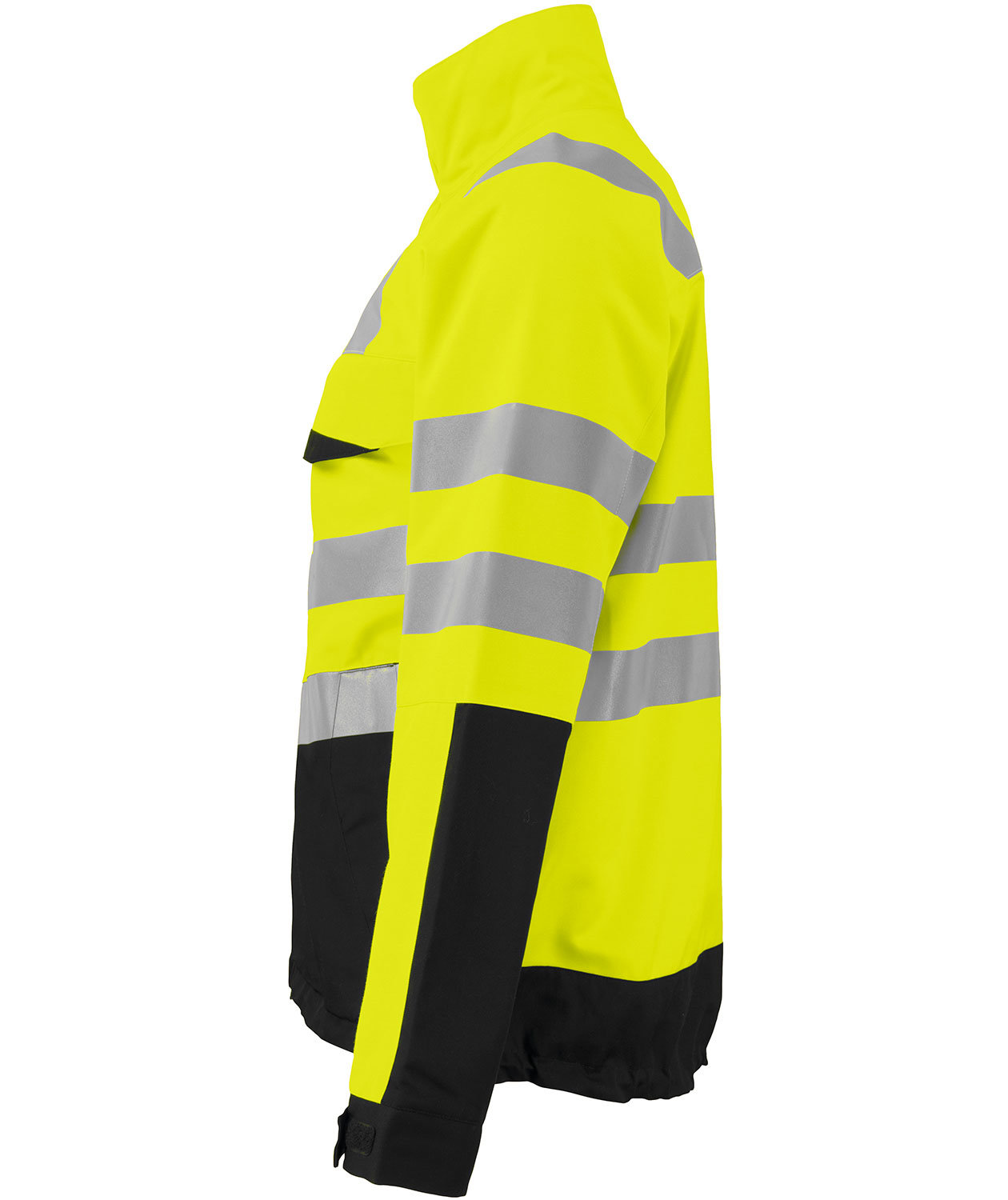 ProJob arbejdsjakke 6415, Hi-vis&nbsp;Gul/Sort, large image number 2