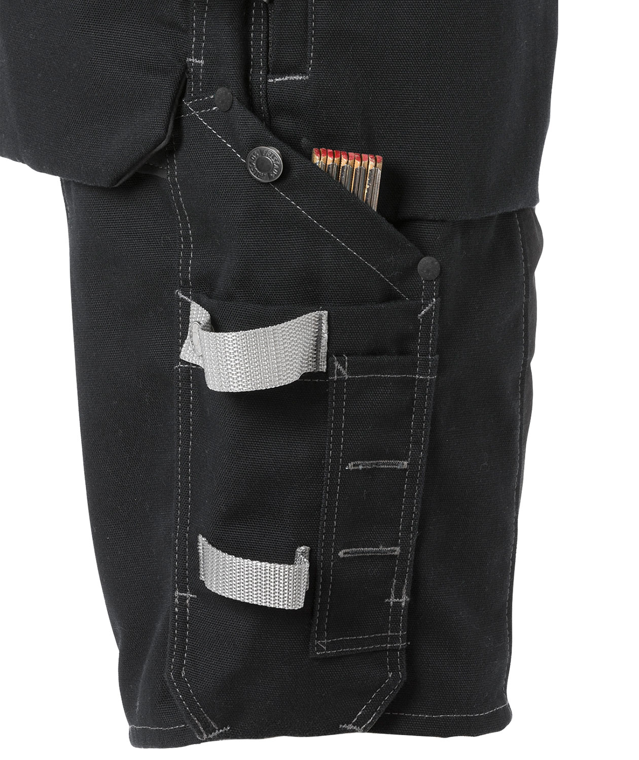 Fristads women's craftsman shorts 2527, Black, large image number 2