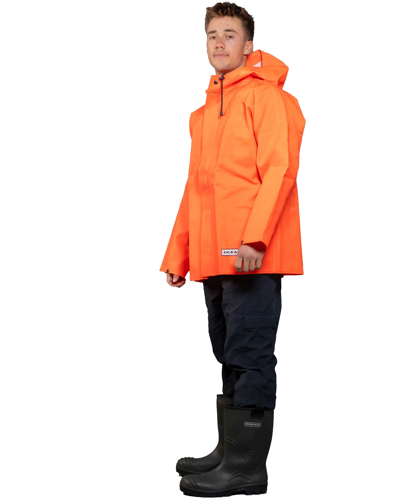 Ocean&nbsp;Weather Heavy PVC Regenjacke, Orange, large image number 2