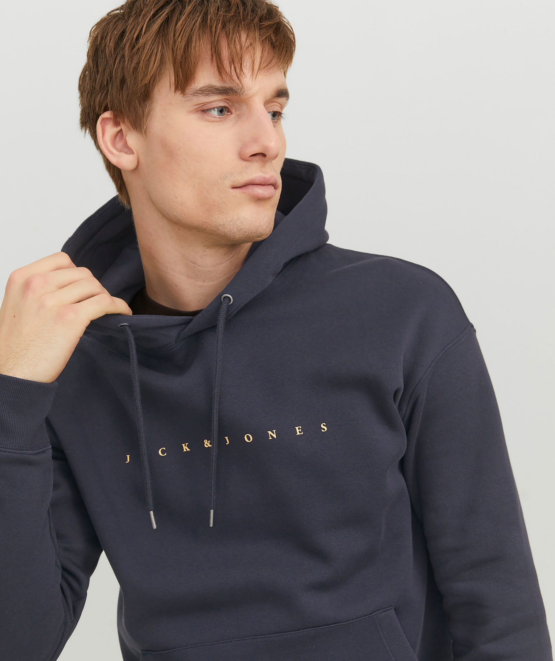 Jack & Jones JJESTAR Hoodie, Dark navy, large image number 5