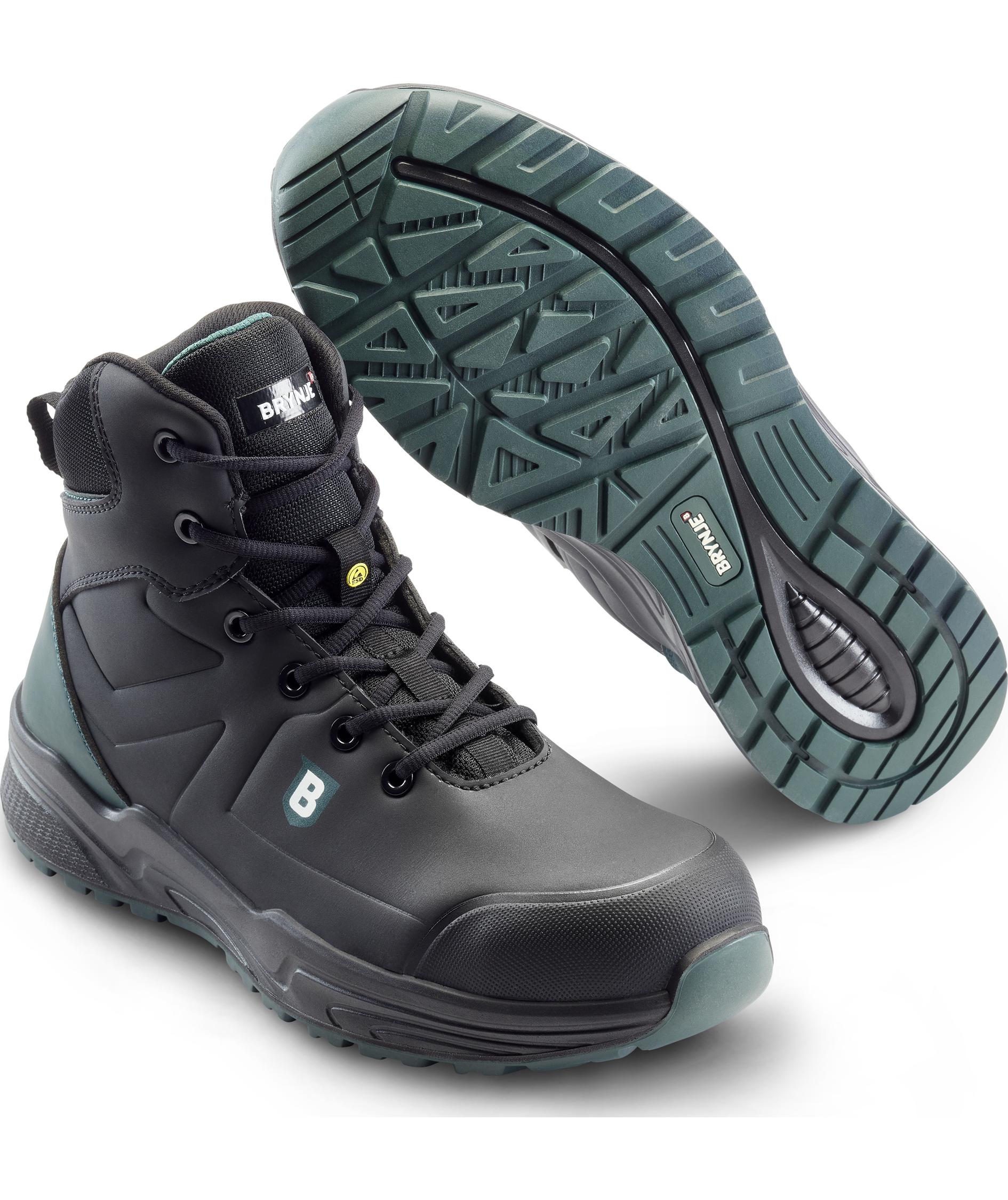 2. Sortierung Brynje Green Working Low Sicheheitsstiefeletten S3, Schwarz