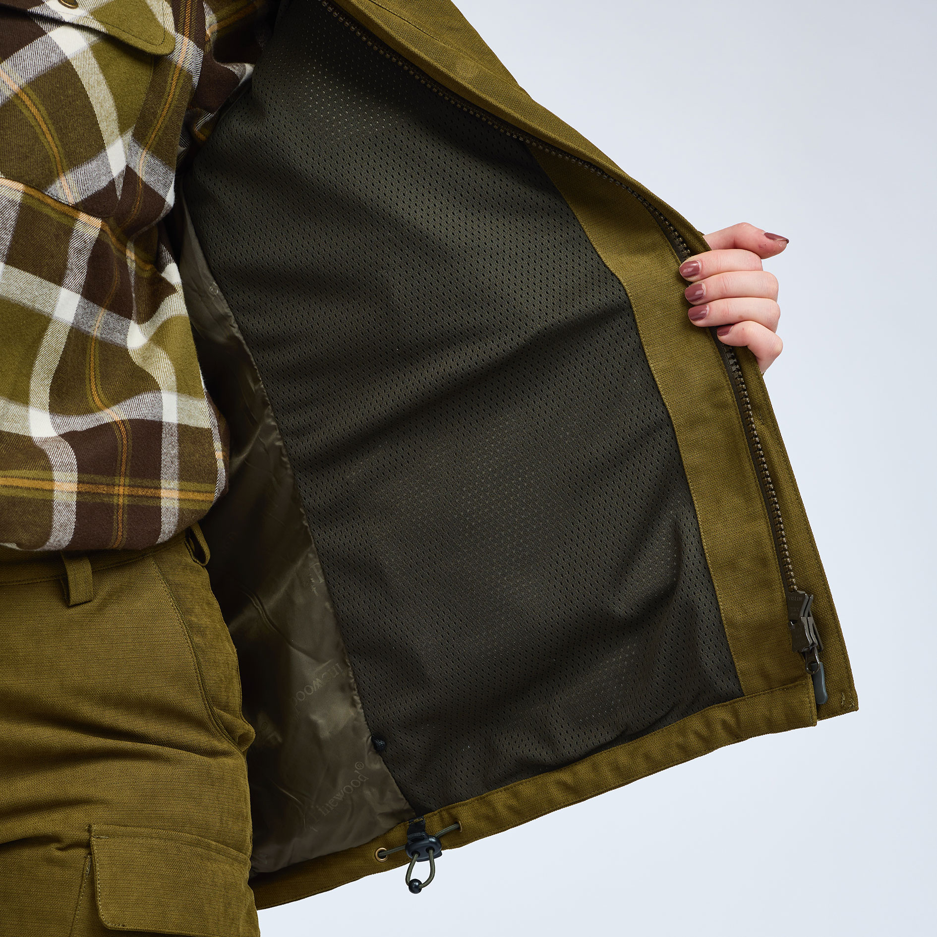 Pinewood&nbsp;Furudal Expert 2L Hunting damejakke, Olive green, large image number 9