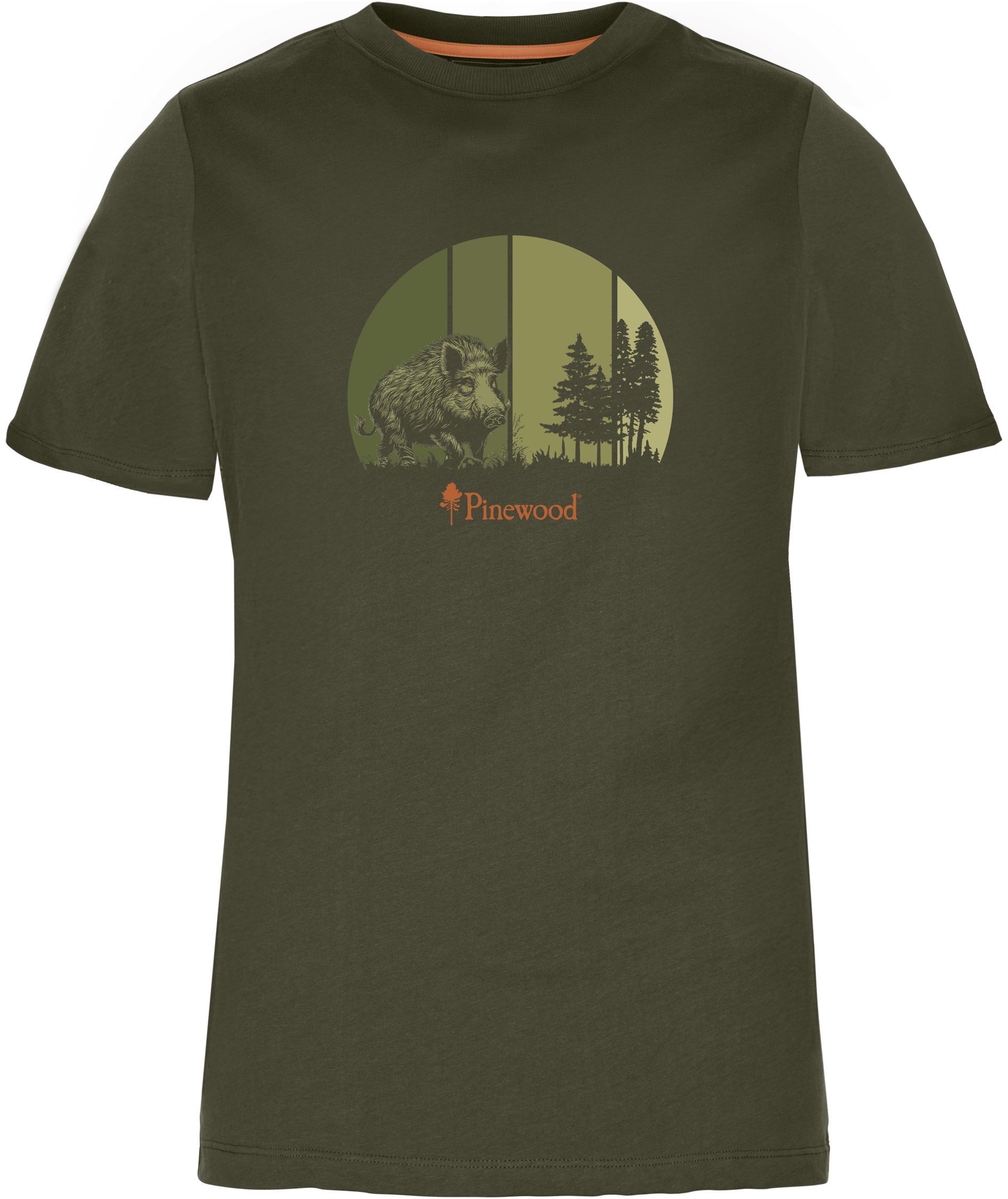 Pinewood Wild Boar dame T-shirt, Olive