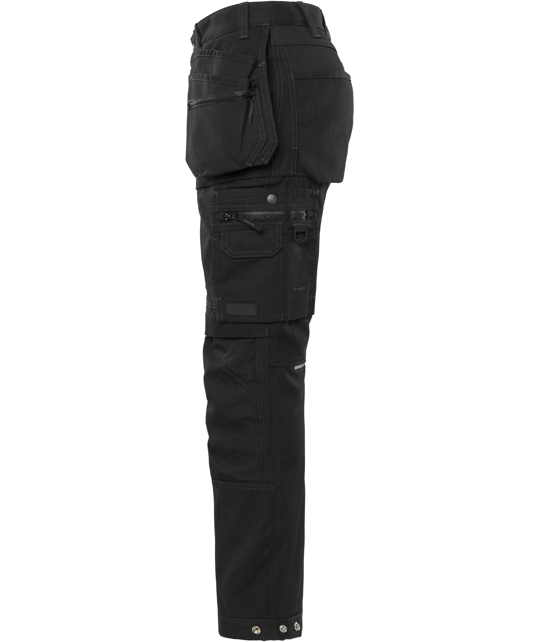 Fristads hantverksbyxa 2533 GCYD dam, Svart, large image number 3