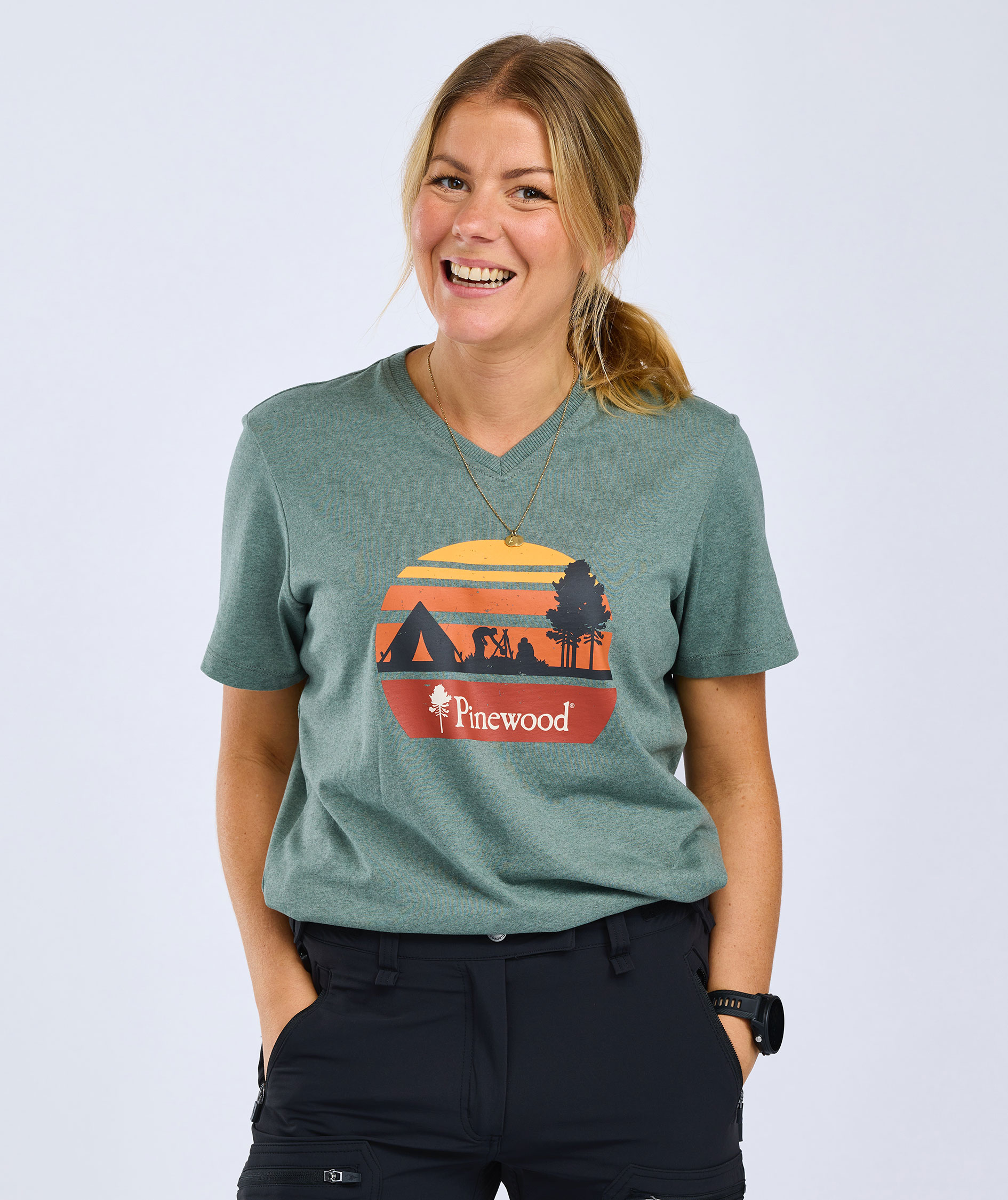 Pinewood Finnveden Outdoor dame T-shirt, 7812, large image number 4