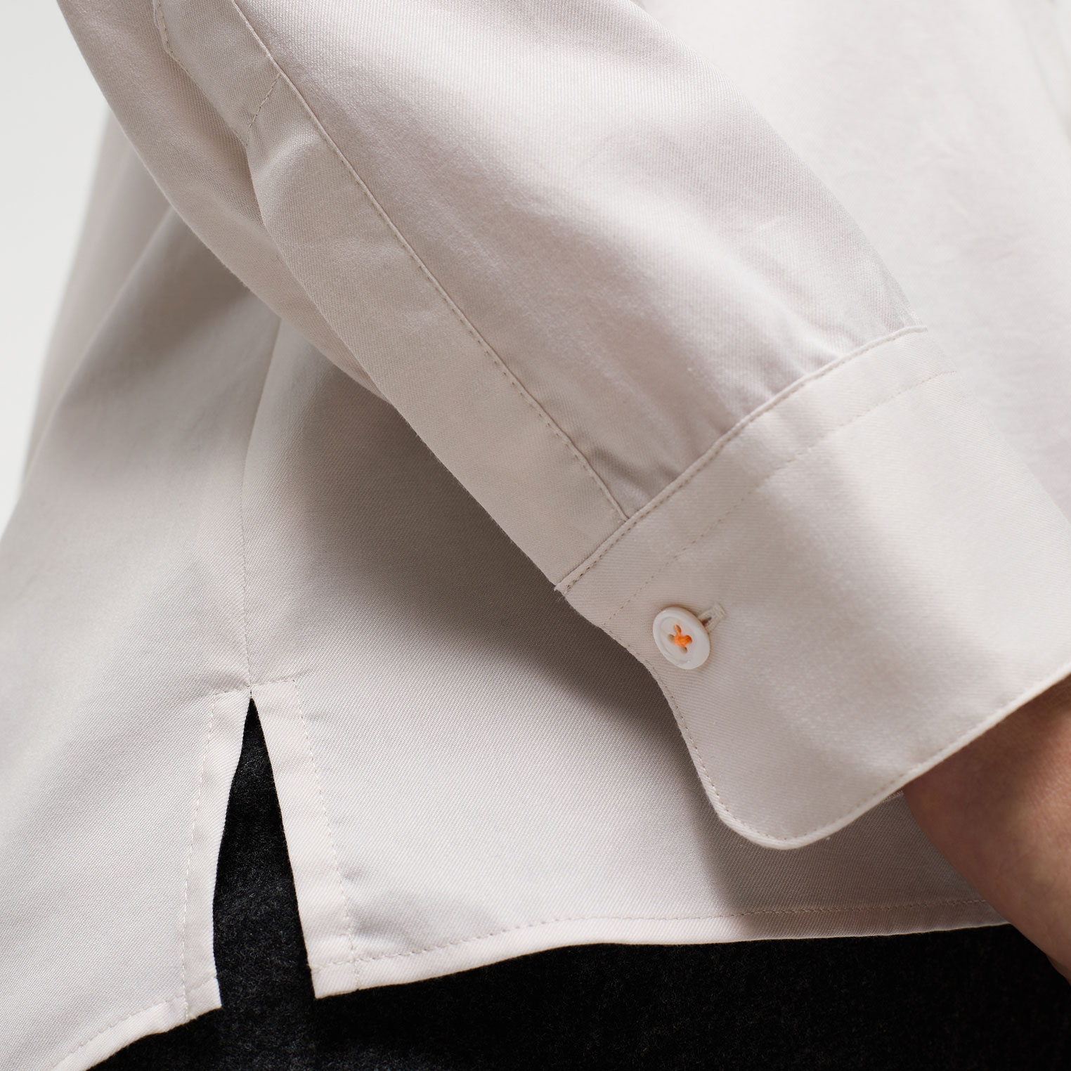 Eterna Casual Luxury Loose fit women's shirt, Sand, large image number 3