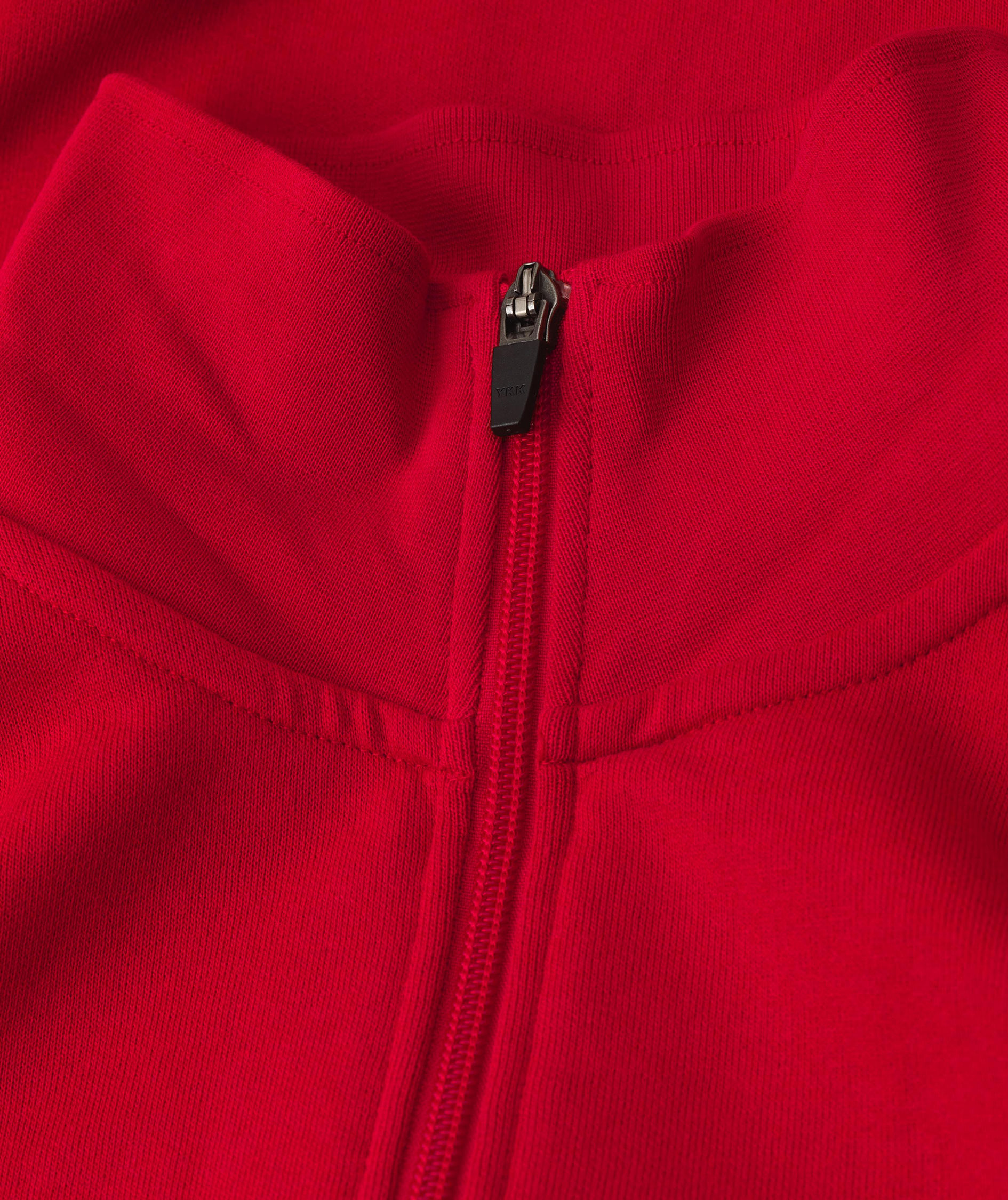 ID Sweatshirt med kort lynl&aring;s, R&oslash;d, large image number 4