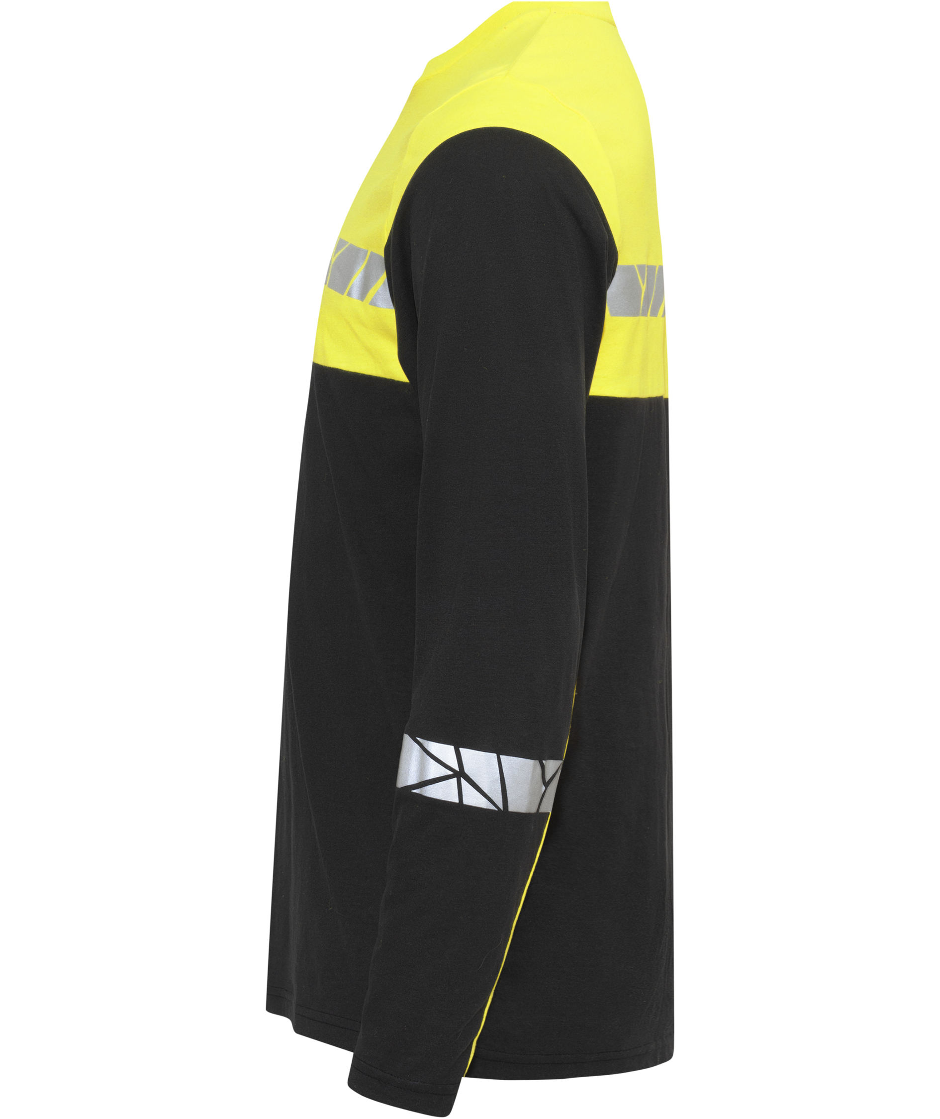 ProJob long-sleeved T-shirt 7002, Black/Yellow, large image number 4