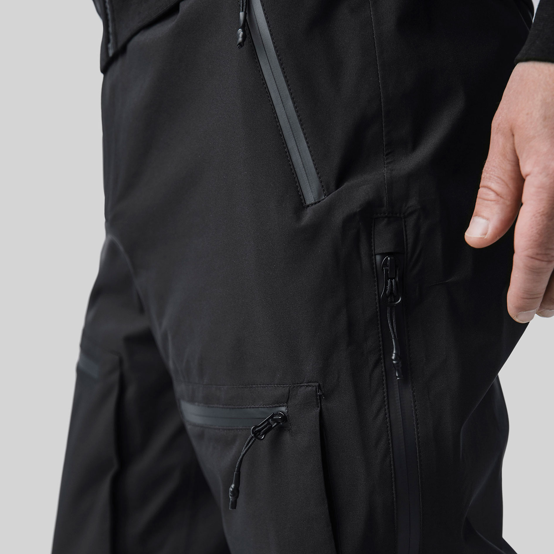 Matterhorn Moro dame skalbukser, Black, large image number 4