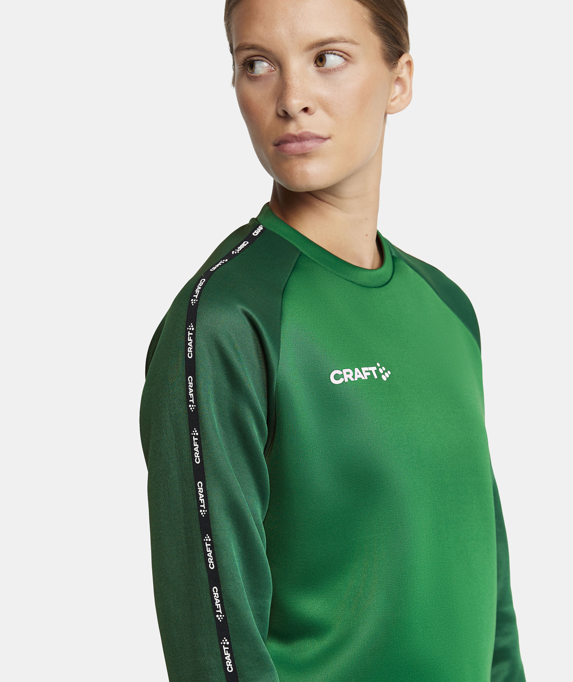 Craft Squad 2.0 women's training pullover, Team Green-Ivy, large image number 3