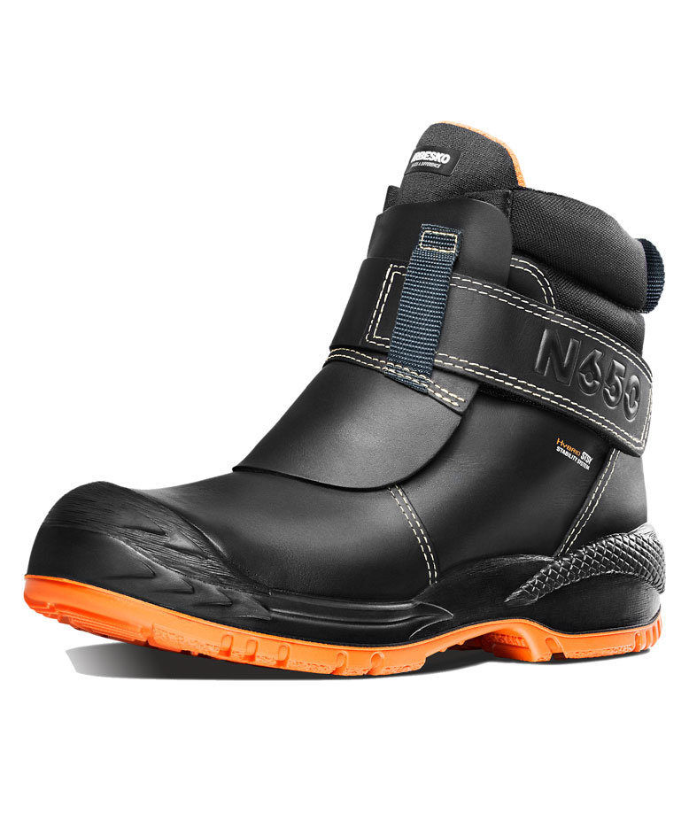 Arbesko 650 skyddsst&ouml;vlar S3, Svart