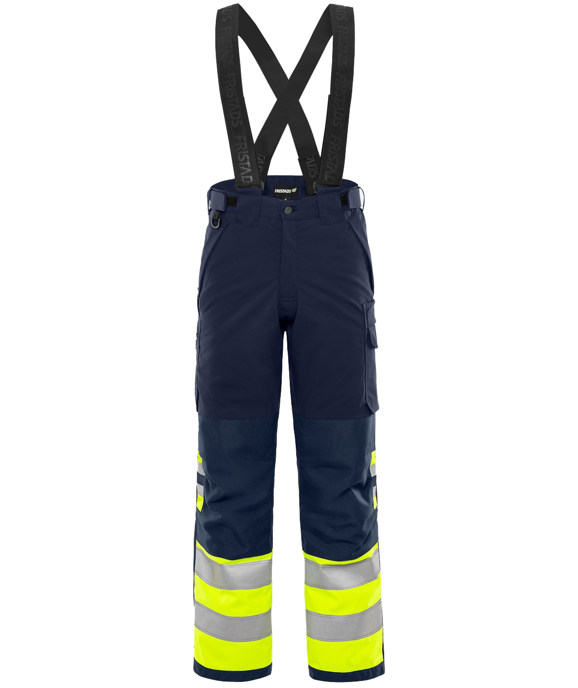 Fristads winter trousers 2681 GLPS, Hi-Vis yellow/marine, large image number 0