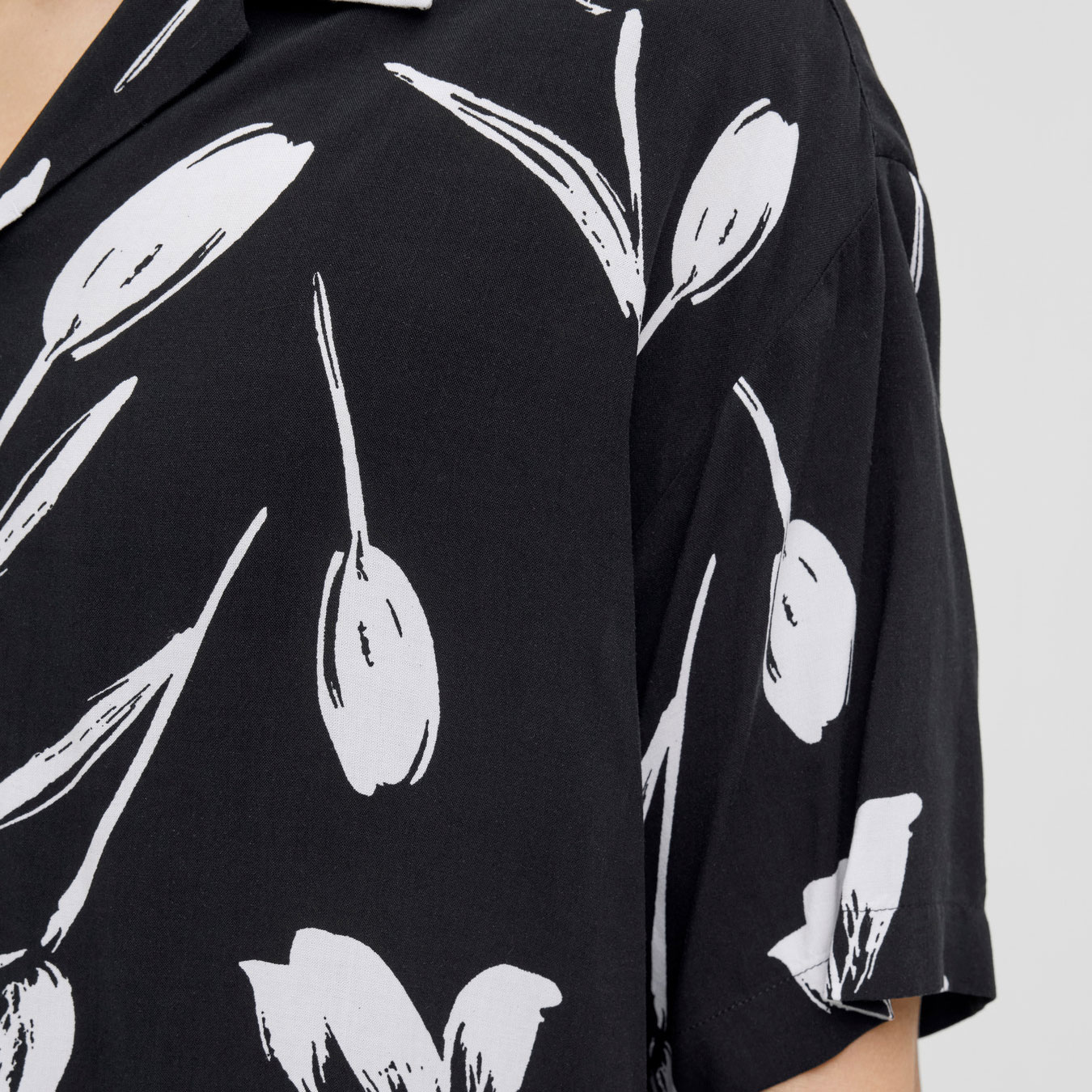 Jack & Jones JJEJEFF CHARGE RESORT kort&aelig;rmet skjorte, Sort, large image number 5