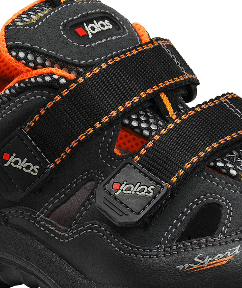 Jalas 3400A Monza Sport skyddssandaler S1, Svart