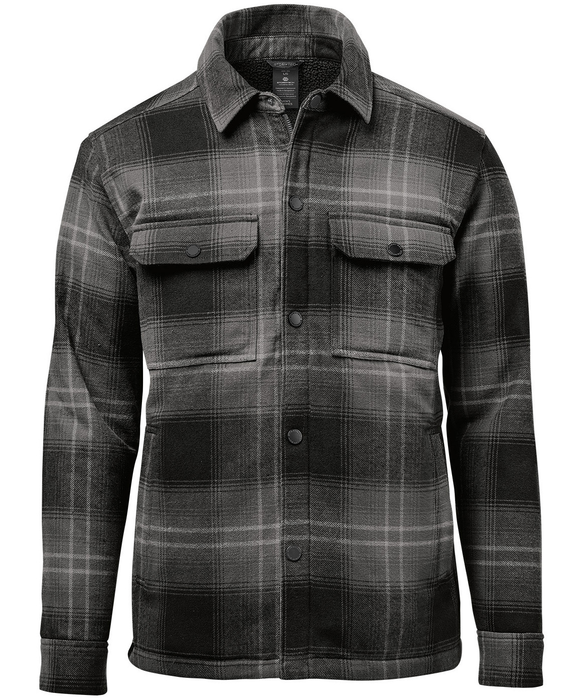 Stormtech Highland padded shirt jacket, Dark Grey Windows, large image number 5