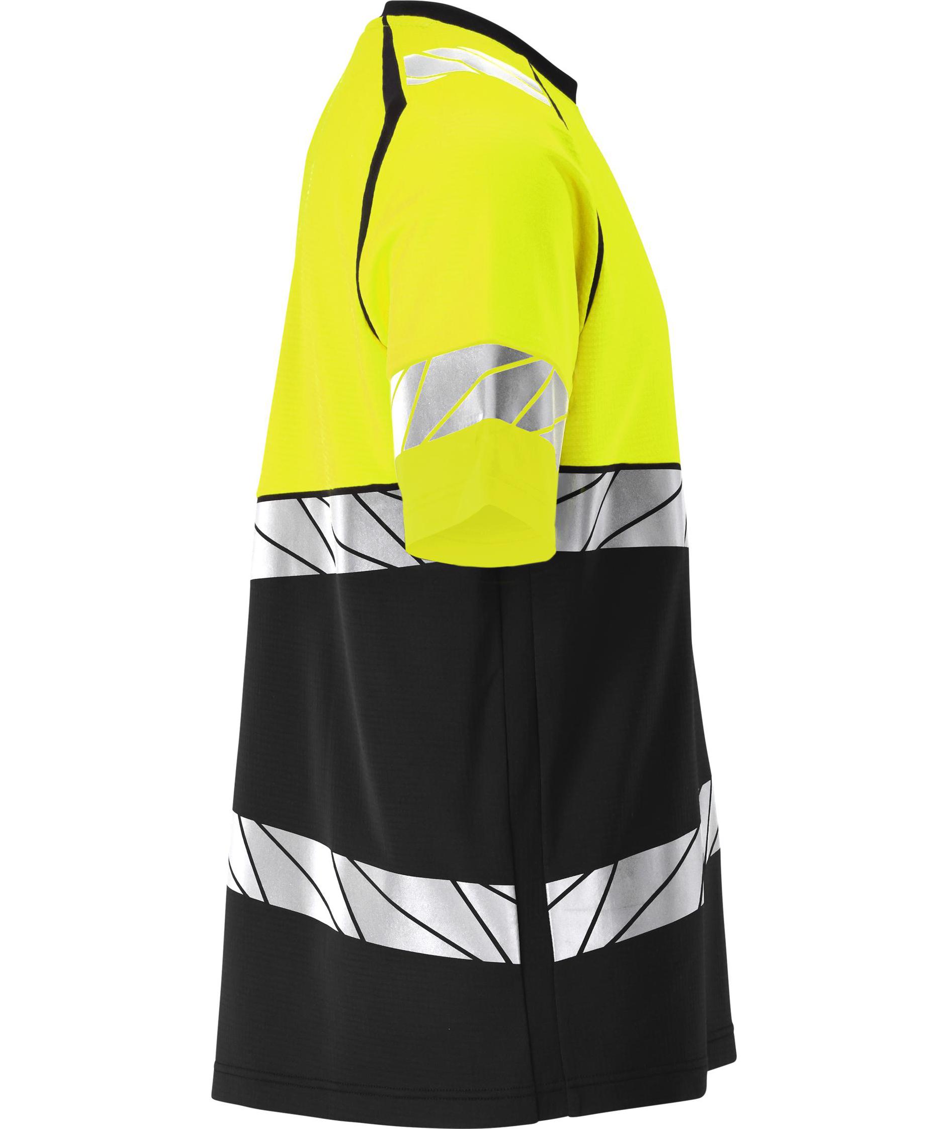 Mascot Accelerate Safe T-shirt, Black/Hi-Vis Yellow, large image number 2