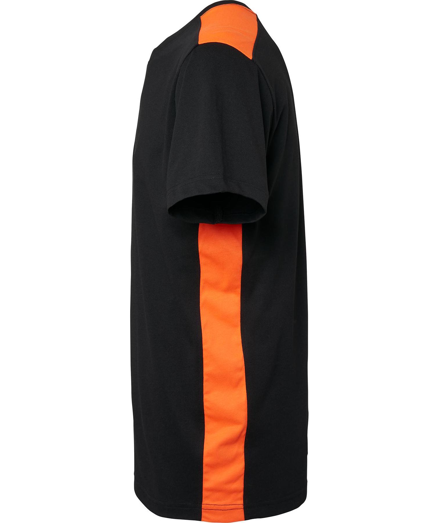 South West Conrad T-skjorte, Black/Orange, large image number 2