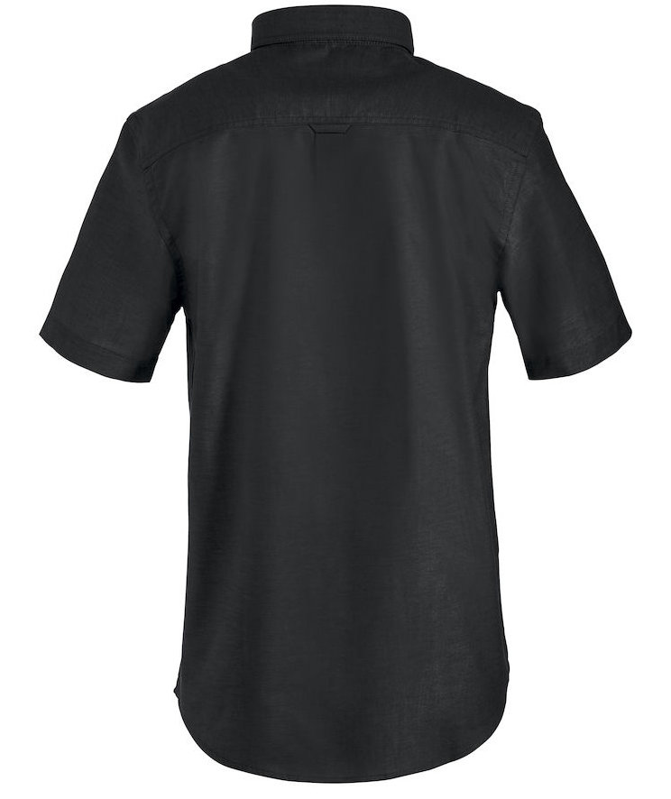 Clique Cambridge short-sleeved shirt, Black, large image number 3