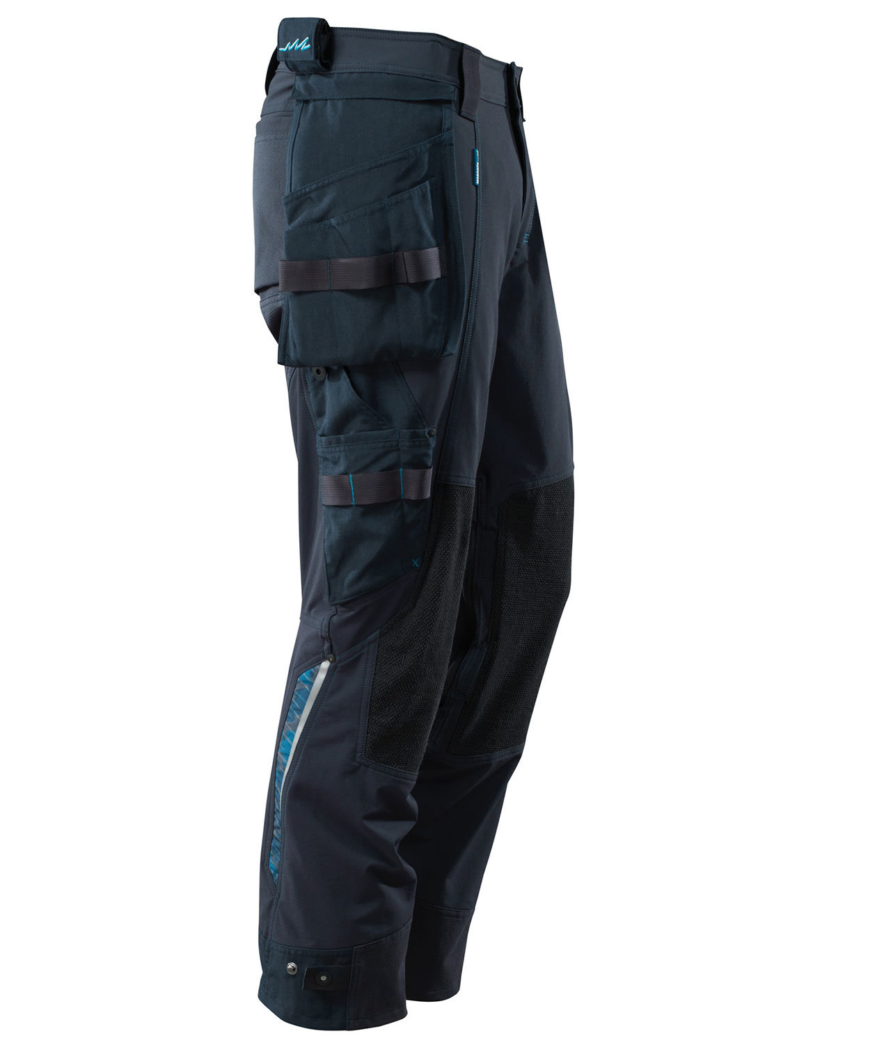 Mascot Advanced craftsman trousers Full stretch, Dark Marine, large image number 4