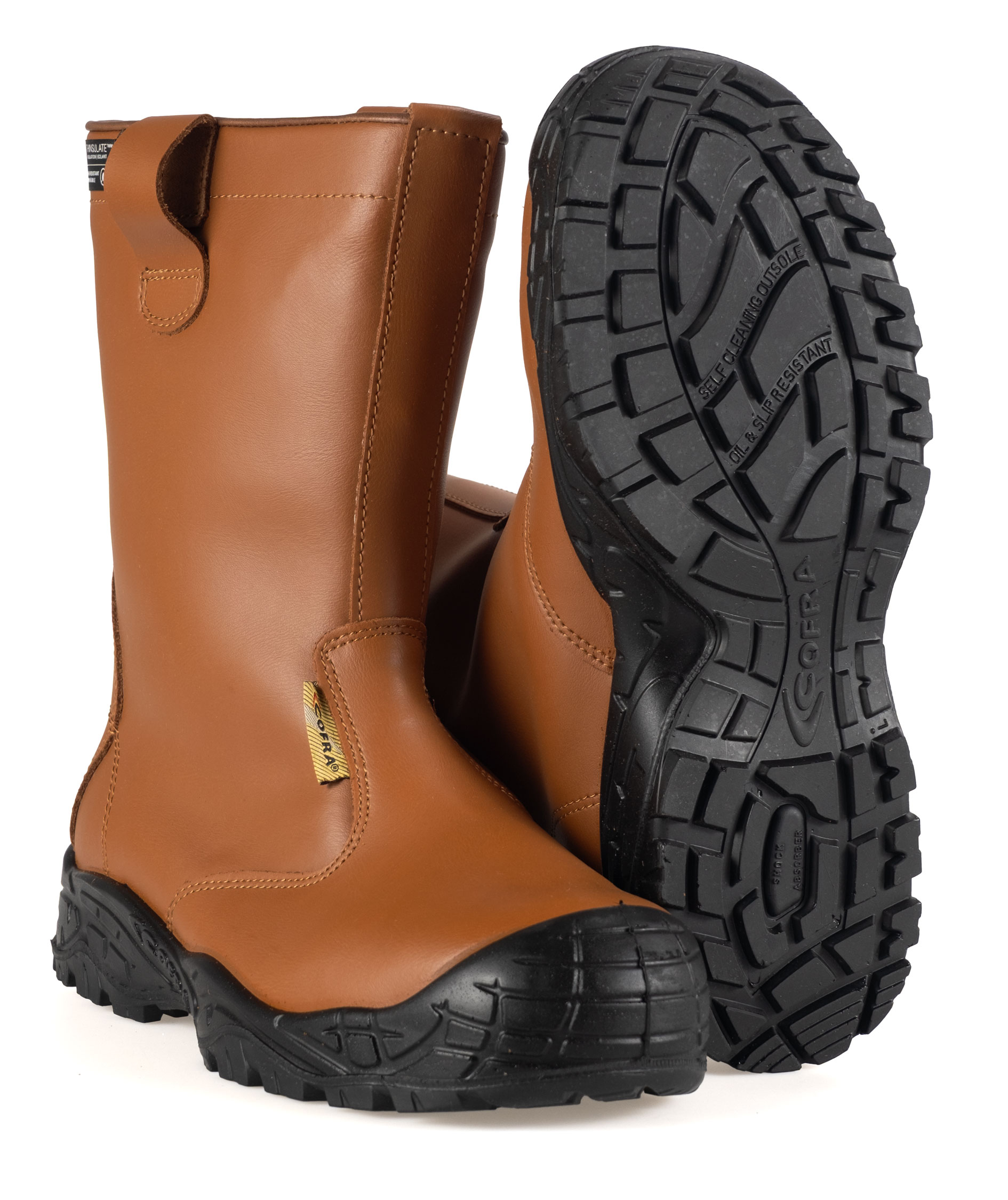 Cofra Camer UK skyddsst&ouml;vlar S3, Brun