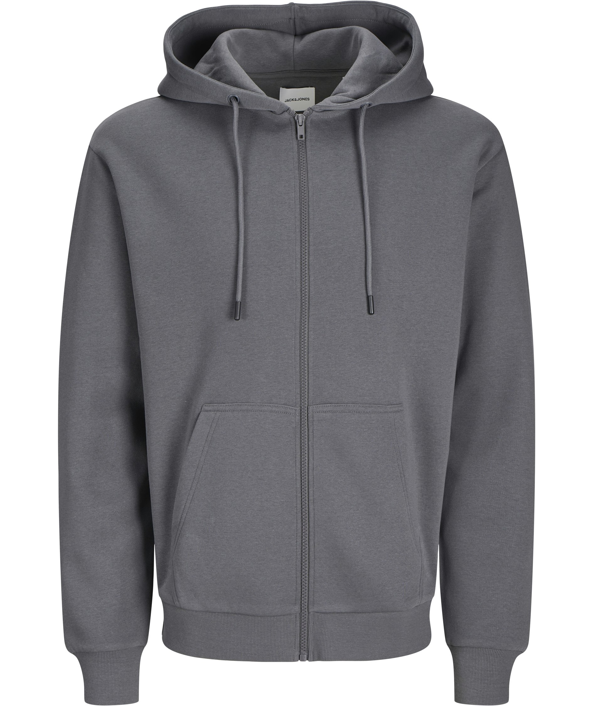 Jack & Jones JJEBRADLEY hoodie med dragkedja, Castlerock
