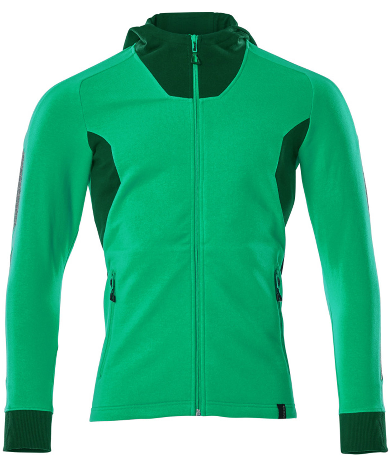 Mascot Accelerate Kapuzensweatshirt mit Rei&szlig;verschluss, Gras-gr&uuml;n/gr&uuml;n, Gras-gr&uuml;n/gr&uuml;n, swatch