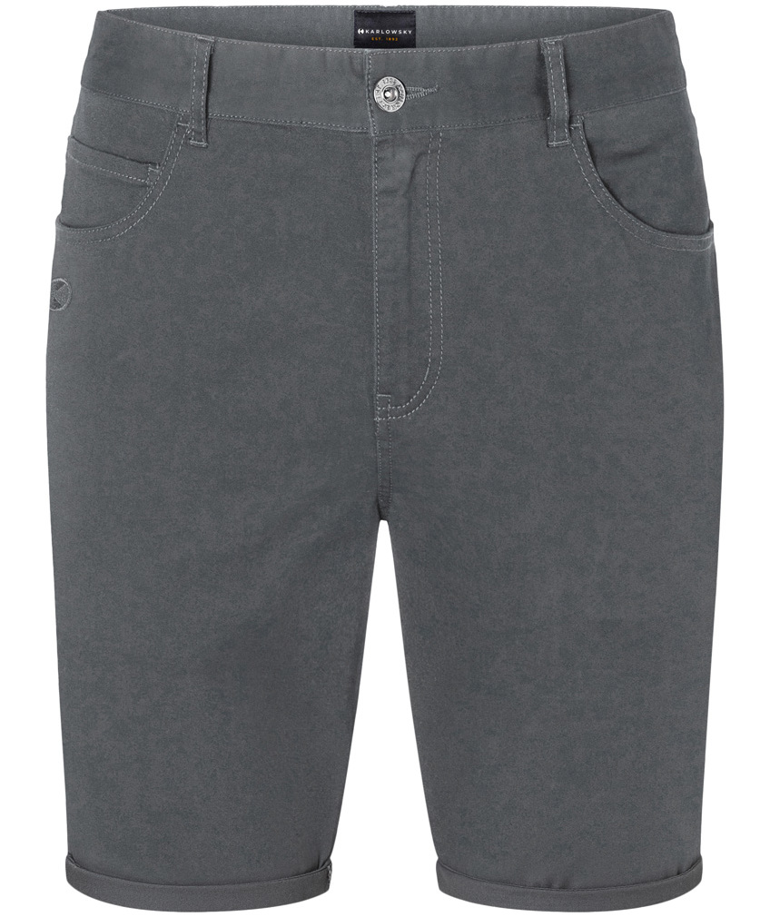 Karlowsky Classic-stretch shorts, Anthracite