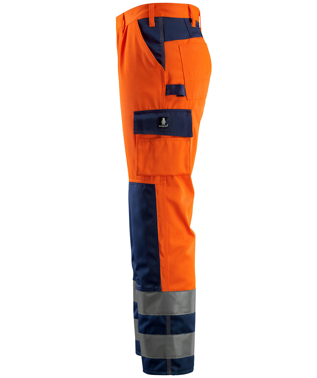Mascot Safe Compete Olinda work trousers, Hi-vis Orange/Marine, large image number 3