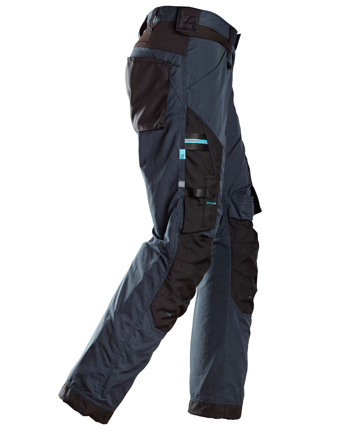 Snickers LiteWork 37,5&reg; arbejdsbukser 6310, Marine/Sort, large image number 2